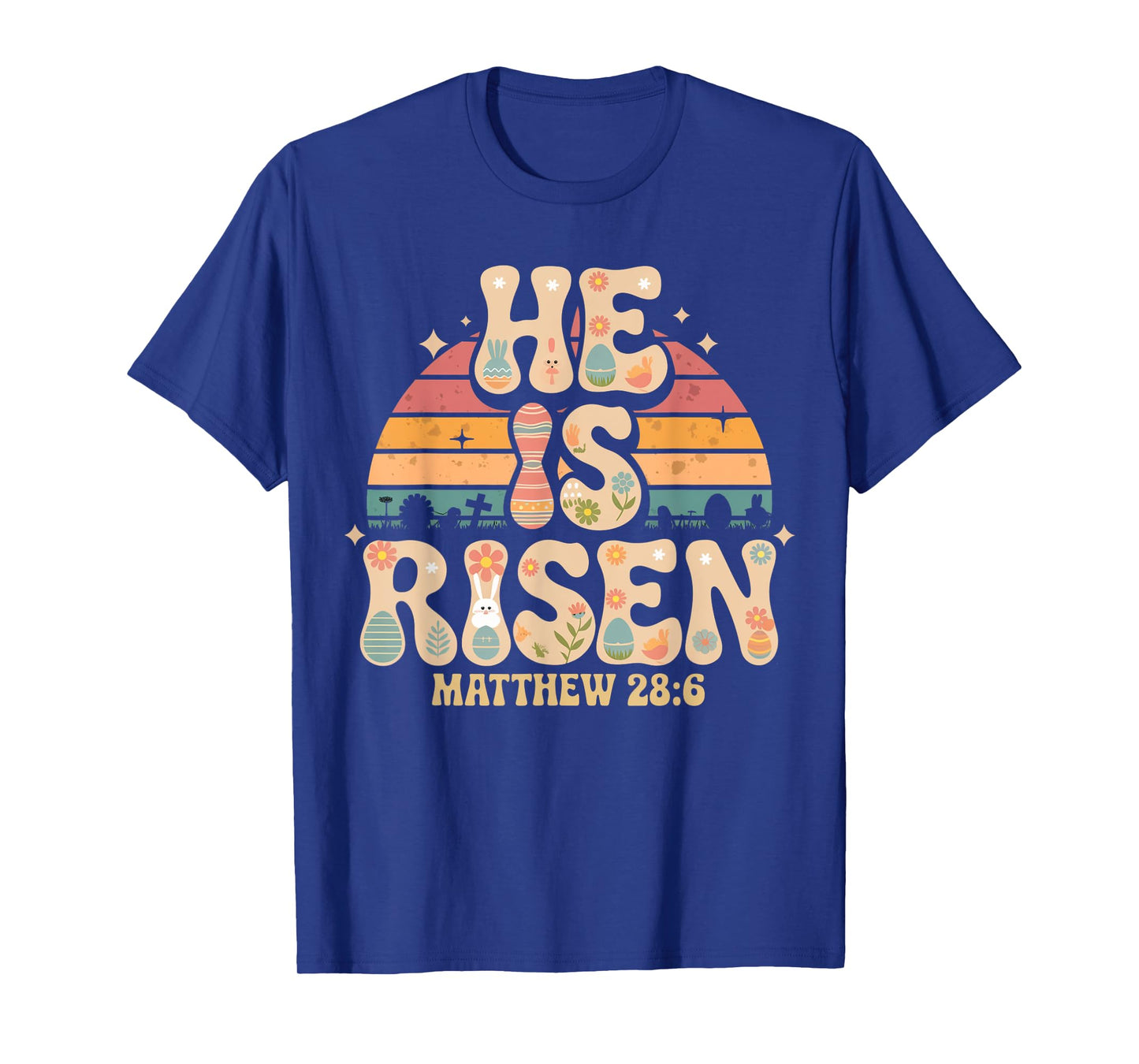 He is Risen Jesus Christian Easter Shirt Women Kids Girls T-Shirt