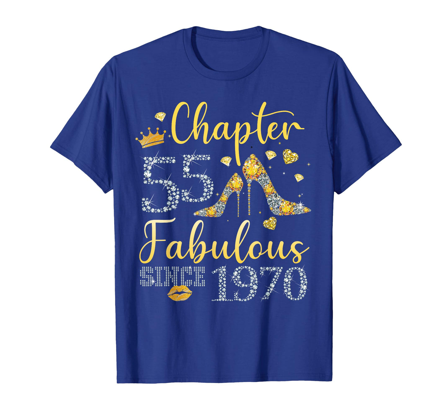 Women Chapter 55 Fabulous Since 1970 55 years old Birthday T-Shirt