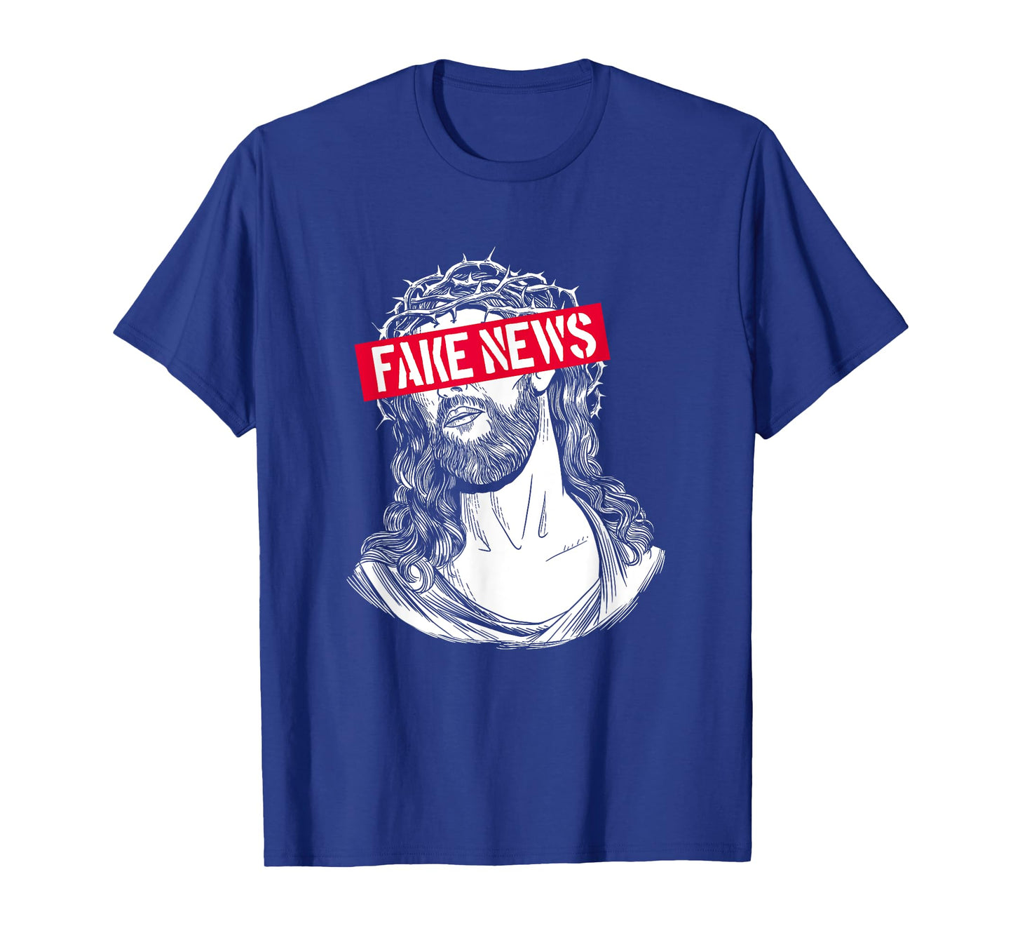 Blackcraft Anti-Christian Fake News Funny Jesus Atheist T-Shirt