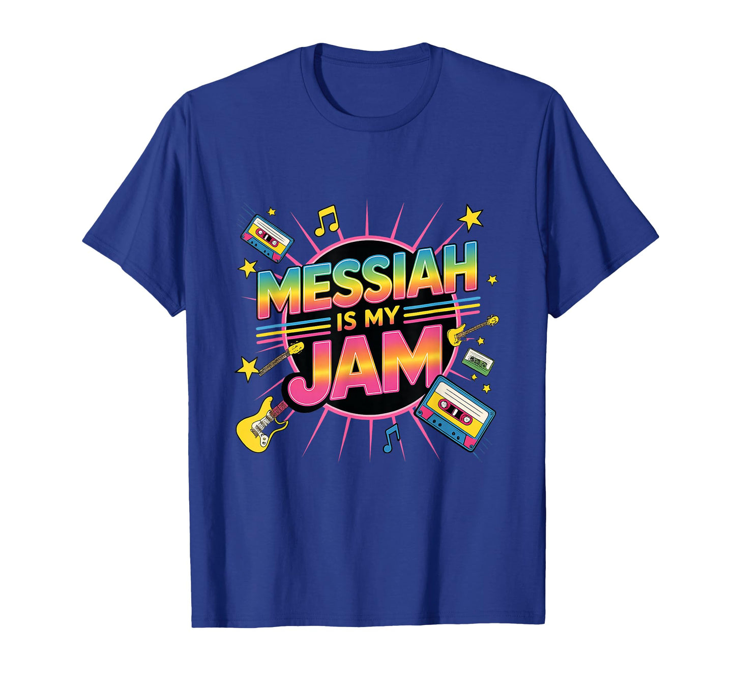 Messiah is My Jam | Retro Christian Music Faith Design T-Shirt