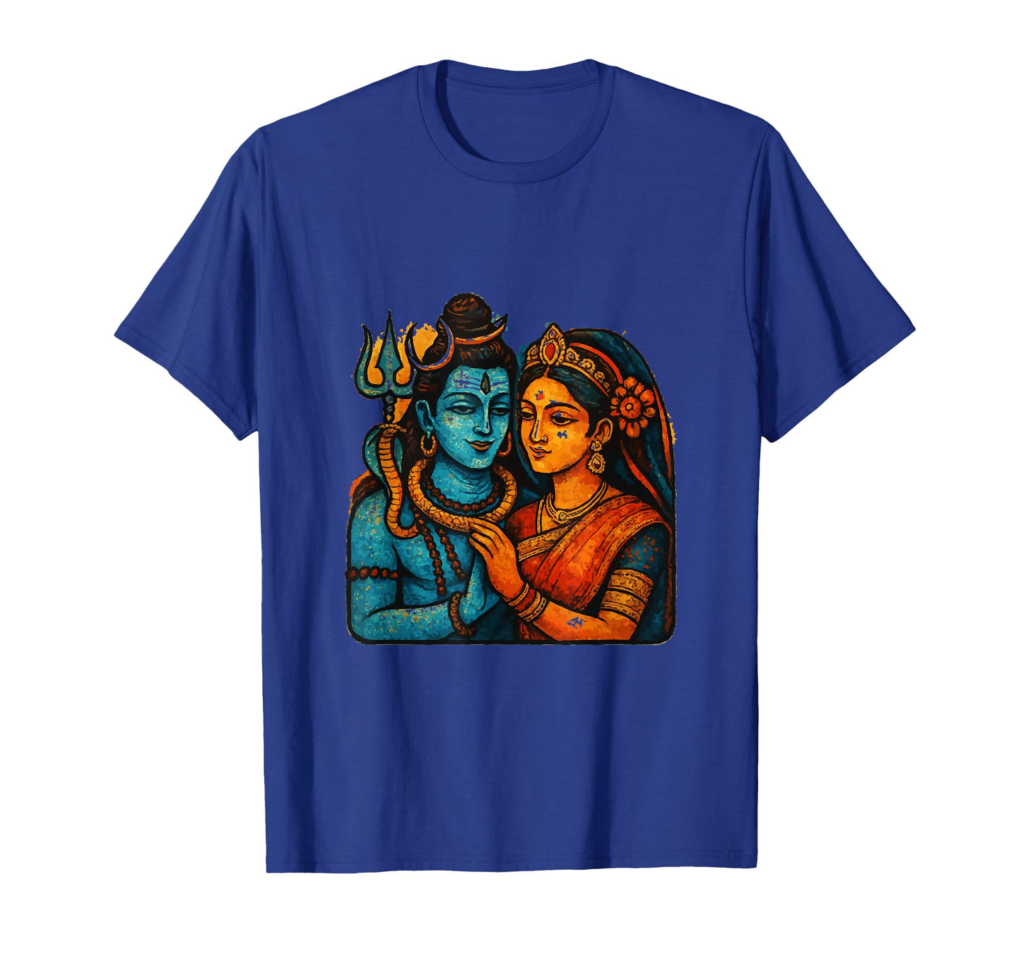 Lord Shiva Durga Hindu God Mahadeva Goddess Parvati T-Shirt