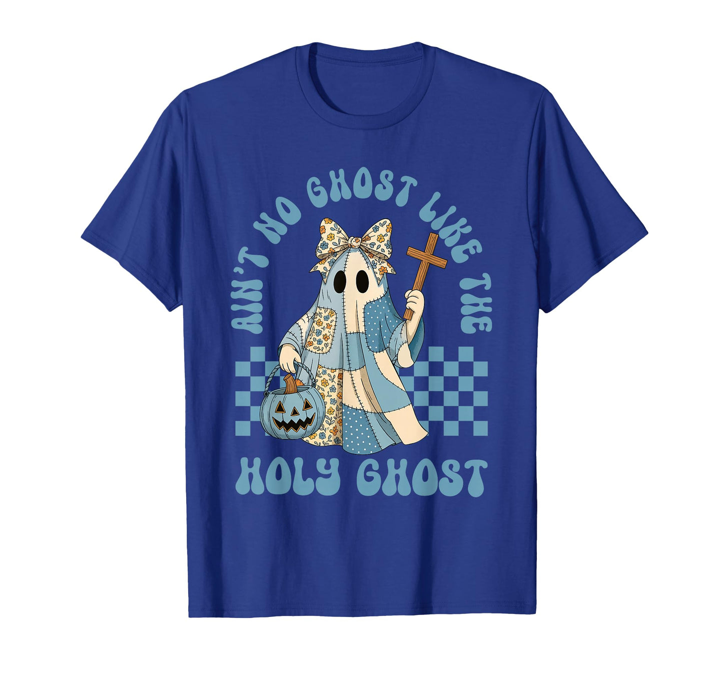 Groovy Aint No Ghost Like The Holy Ghost Christian Halloween T-Shirt