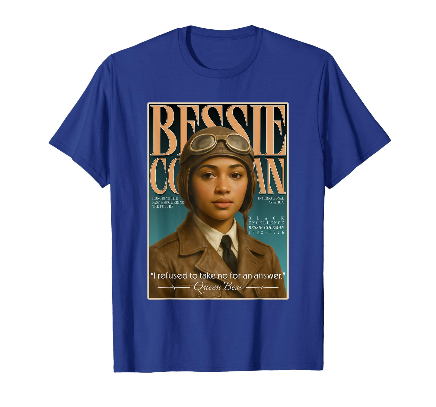 Bessie Coleman – First Black Female Pilot Tribute T-Shirt