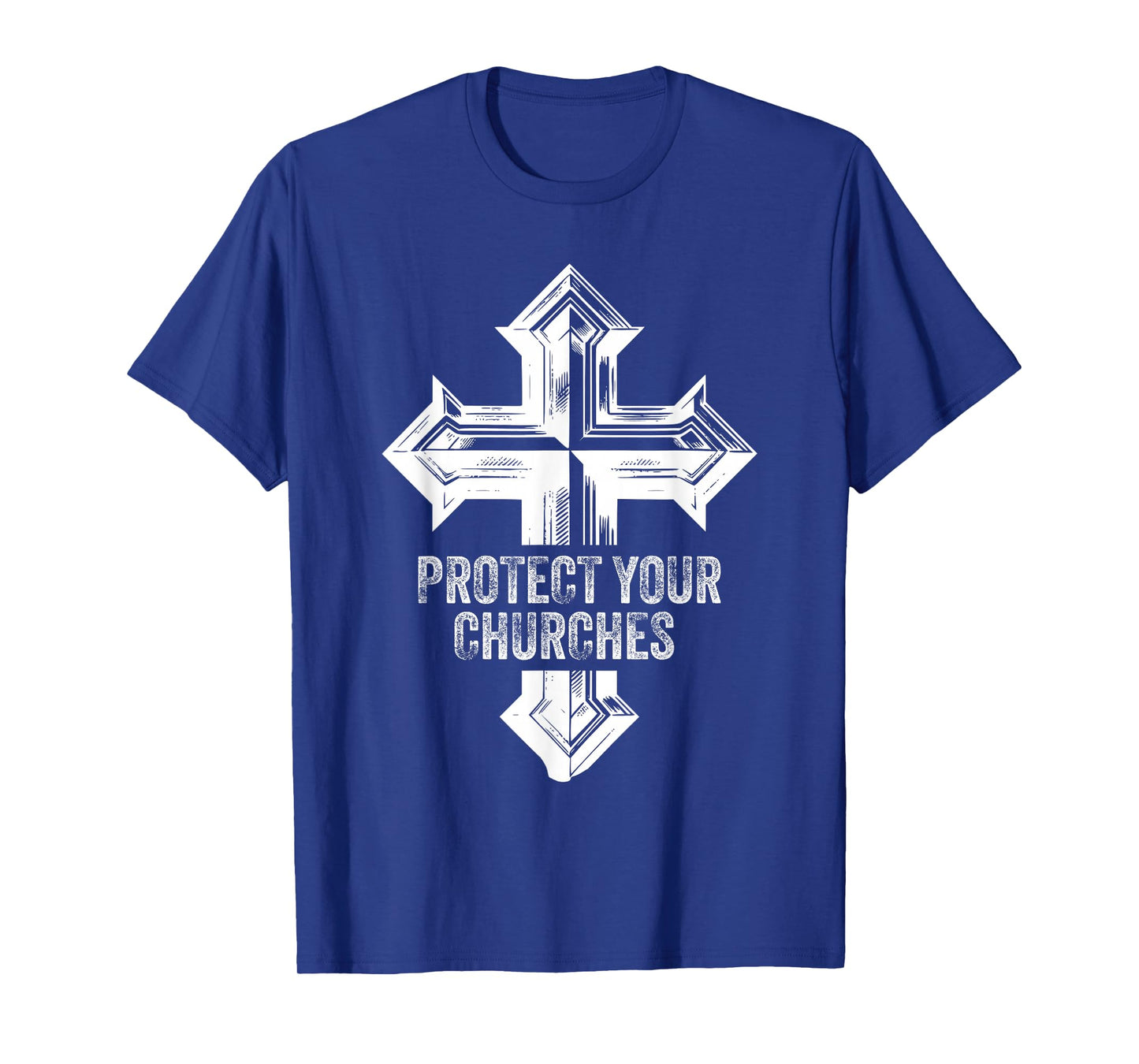 Protect Your Churches Cross Symbol Faith Jesus Christian T-Shirt