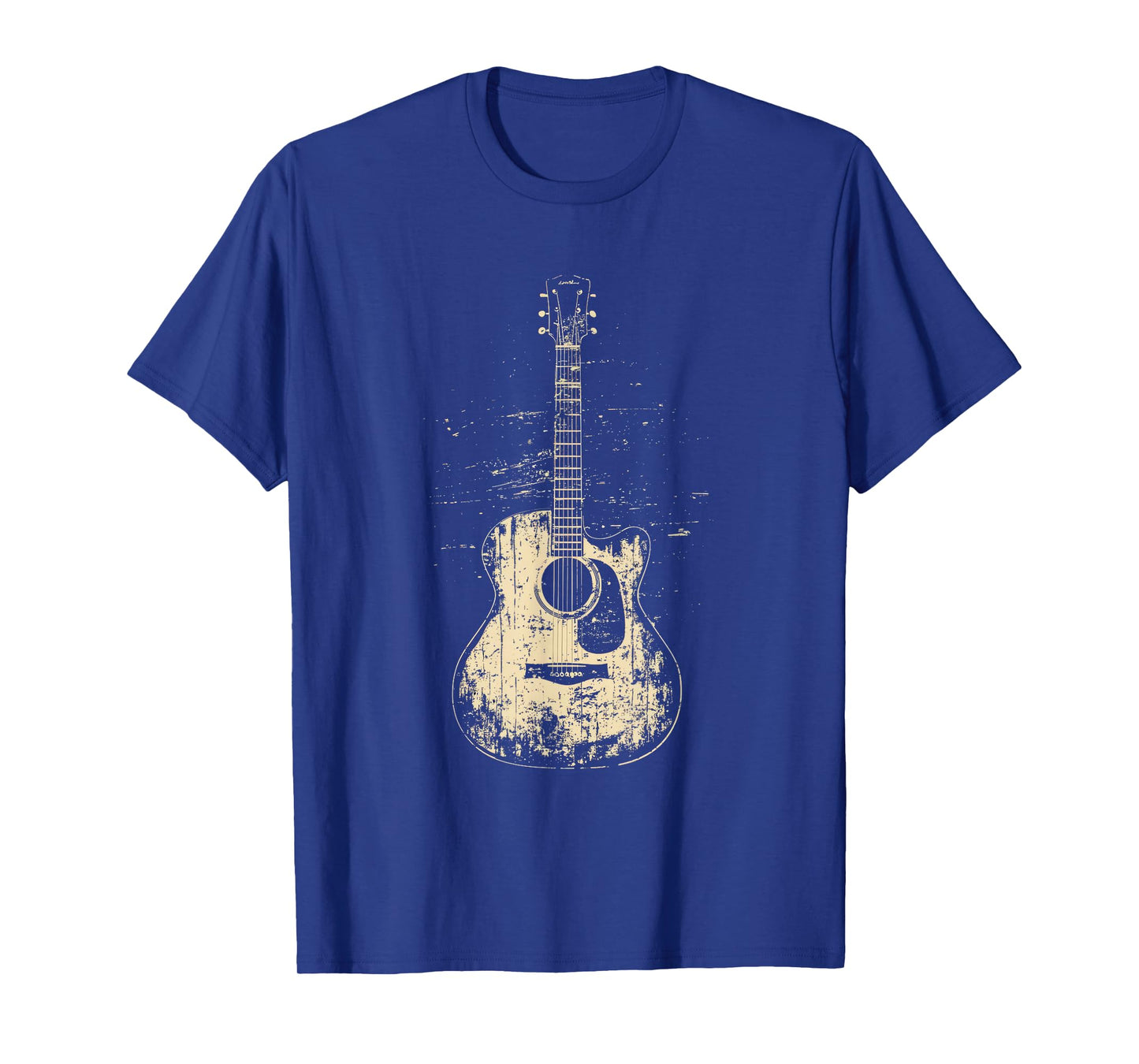 Acoustic Guitar Player Vintage Rock Graphic T-Shirt
