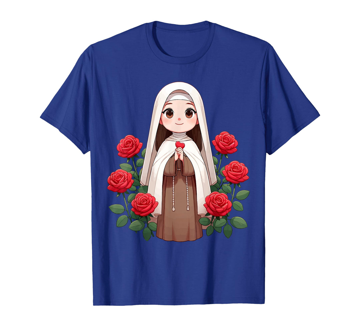 St Therese of Lisieux Kids Little Flower Rose Catholic Saint T-Shirt