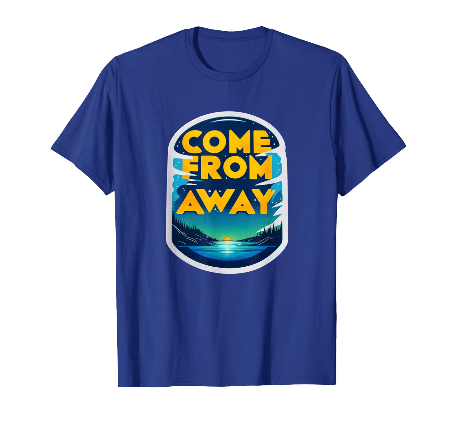 StageNotes Come From Newfoundland CFA Away Musical Theatre T-Shirt, Small, Black