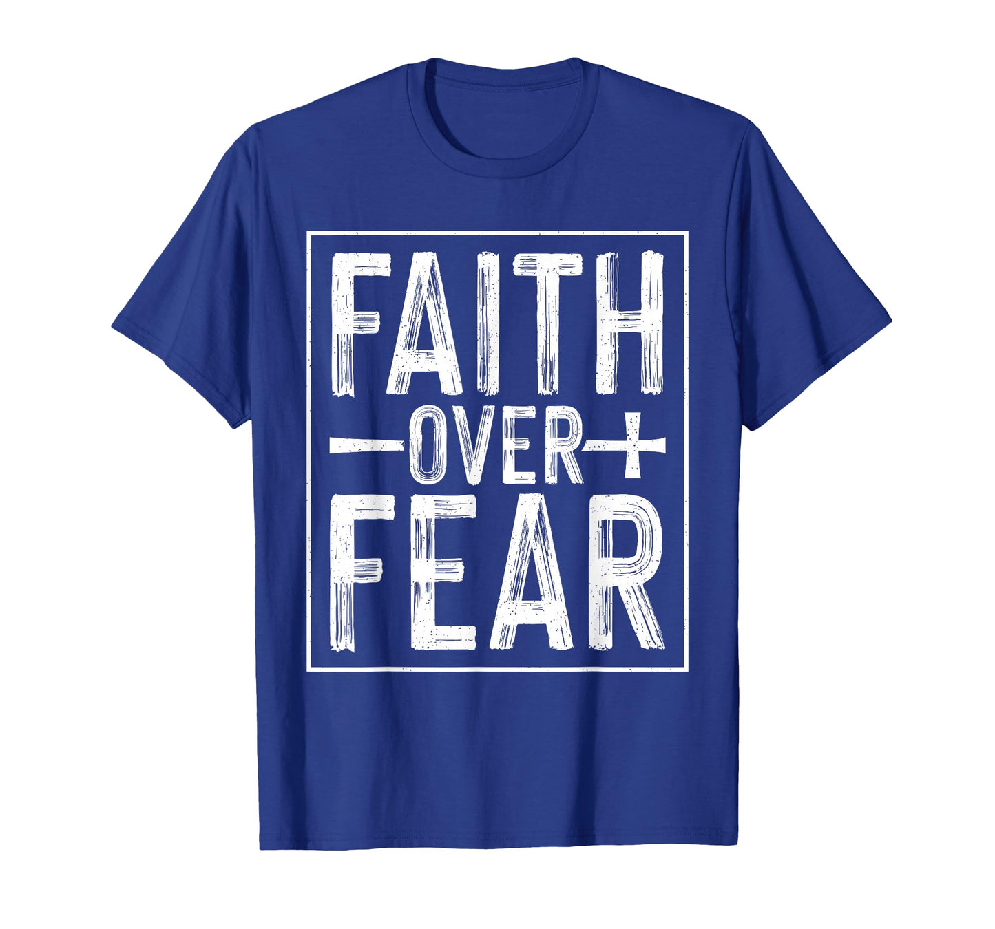 Faith Over Fear Christian - Religious Scripture Bible Verse T-Shirt