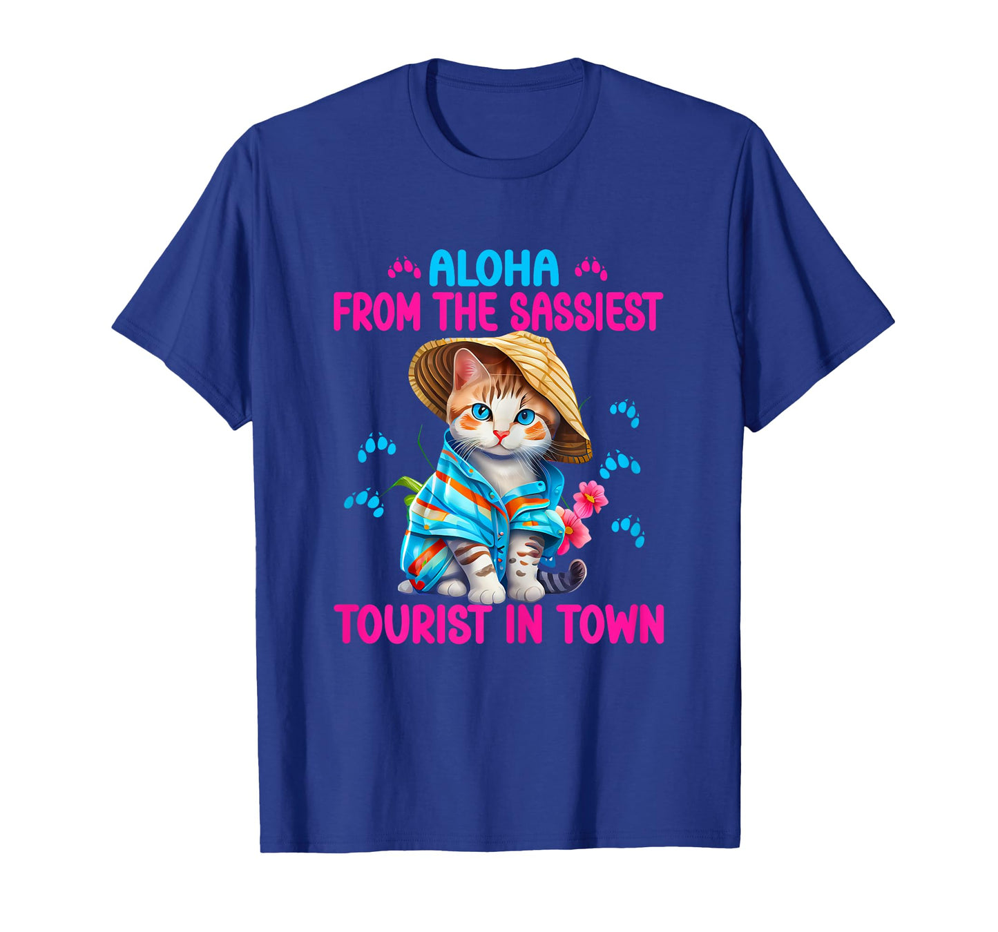 Aloha from the sassiest tourist in town.Funny Summer cats T-Shirt