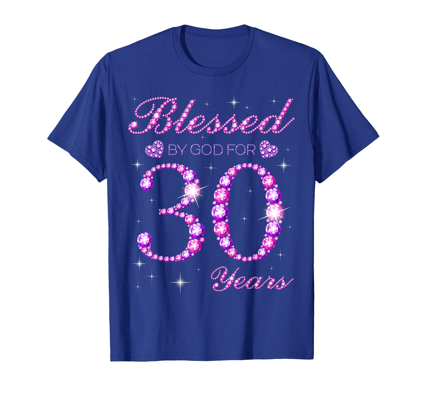 Blessed by God for 30 Years Old 30th Birthday Party T-Shirt