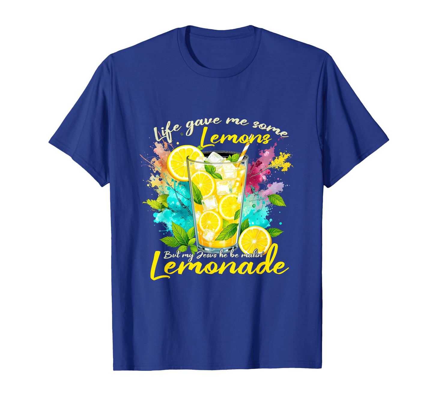 Jesus Making Lemonade Bible Life Gave Me Some Lemons T-Shirt