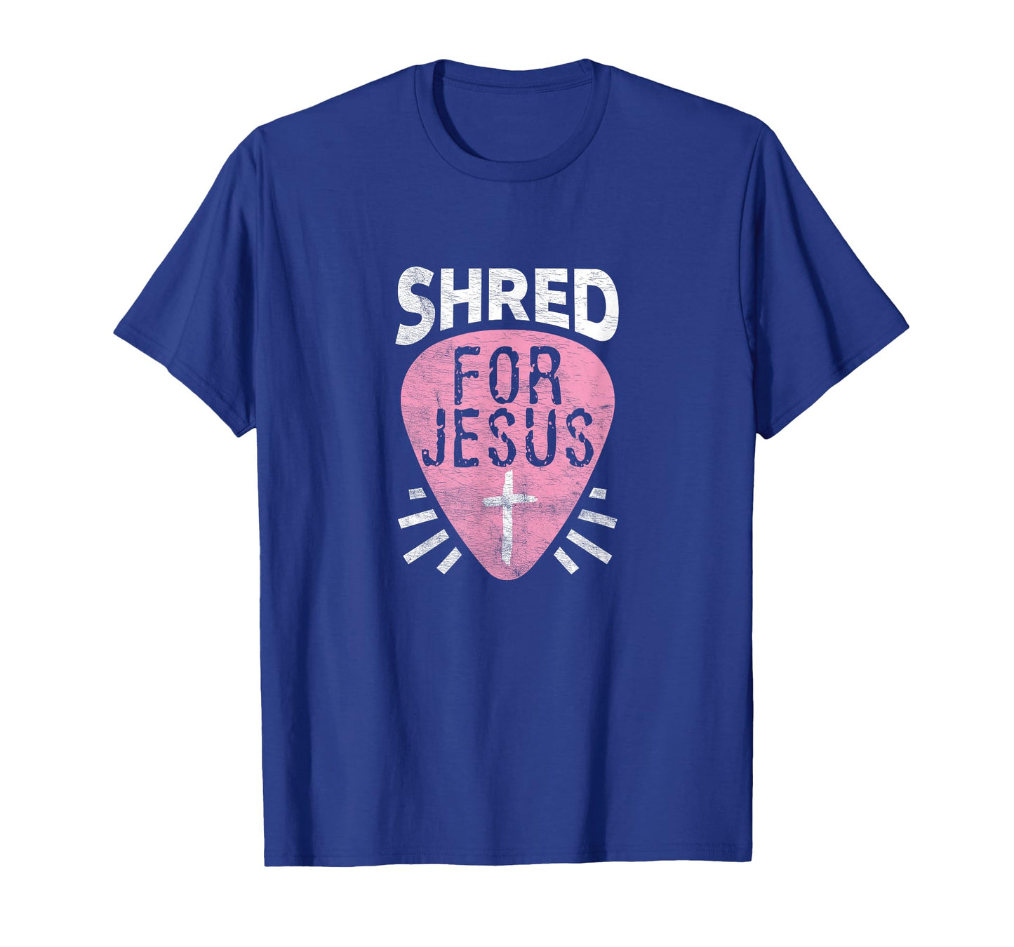 Shred For Jesus Christian Rock Heavy Metal Guitarist Guitar T-Shirt