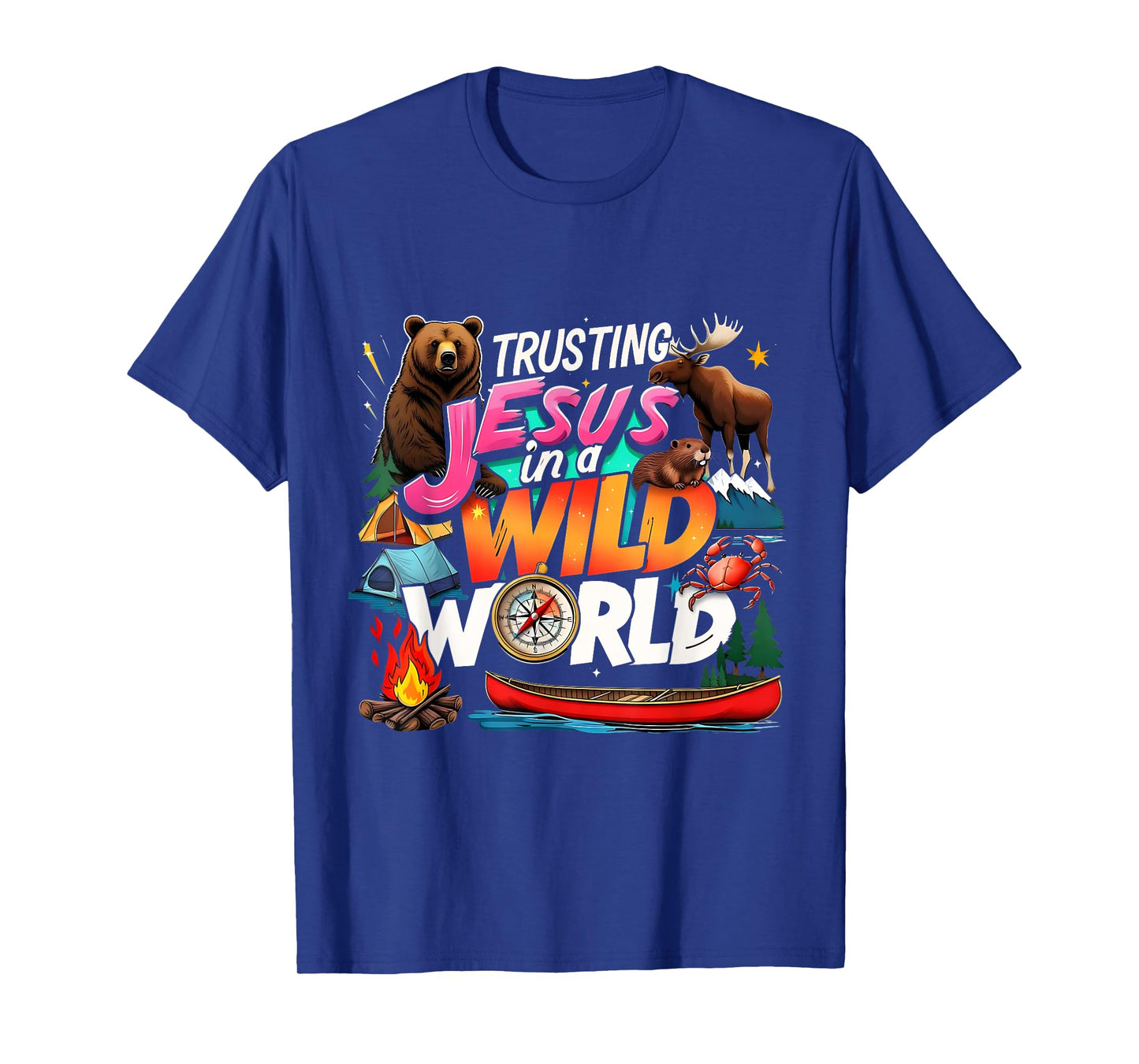 VBS 2025 Trusting Jesus Wild World Team Tee T-Shirt