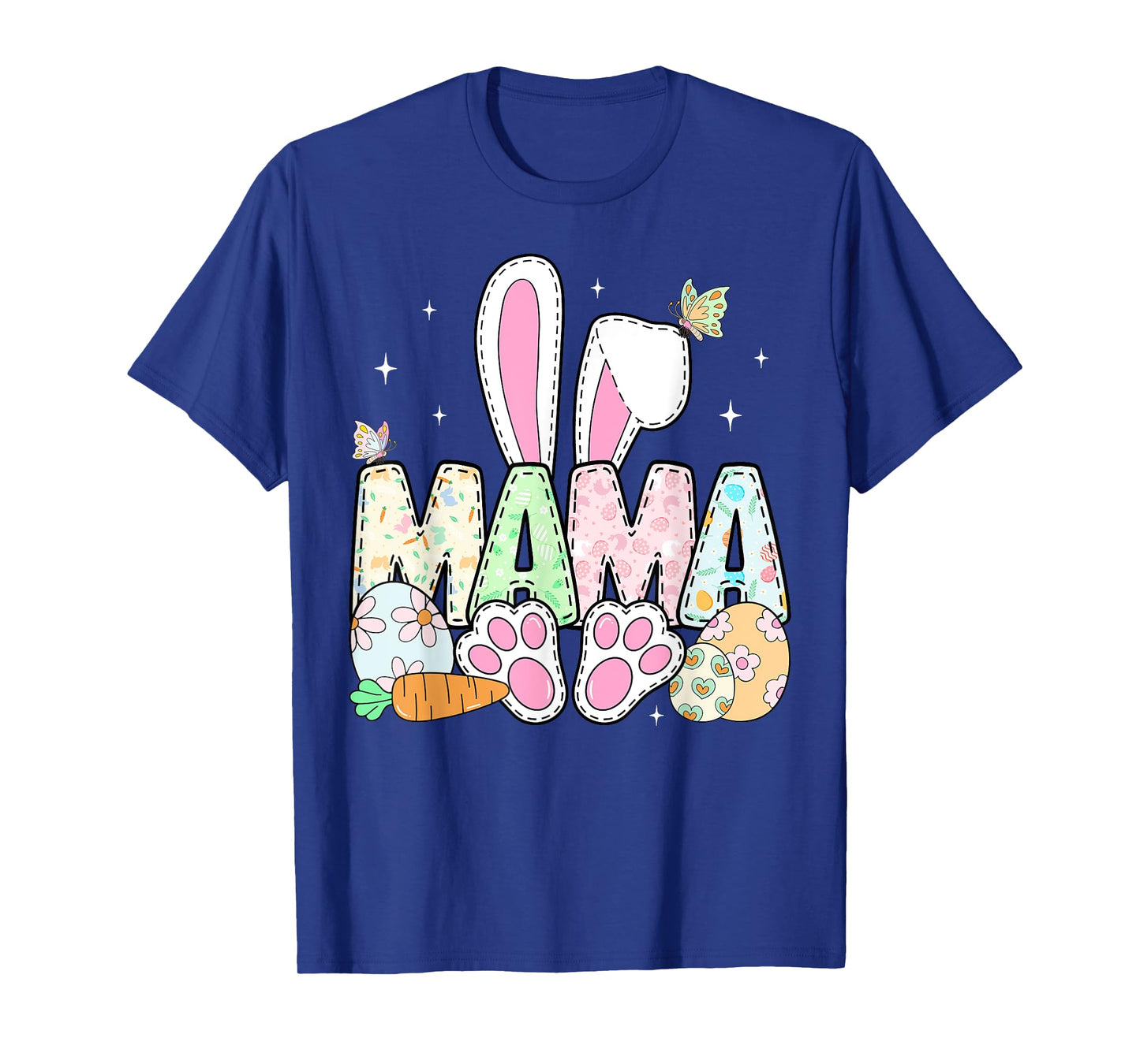 Easter Bunny Mama Spring Eggs Hunting Family Matching Easter T-Shirt