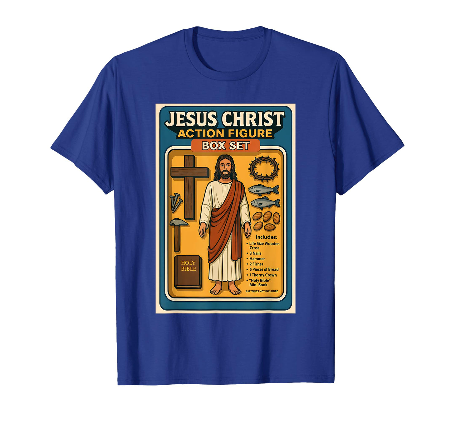 Jesus Christ Action Figure funny Box Set humor T-Shirt