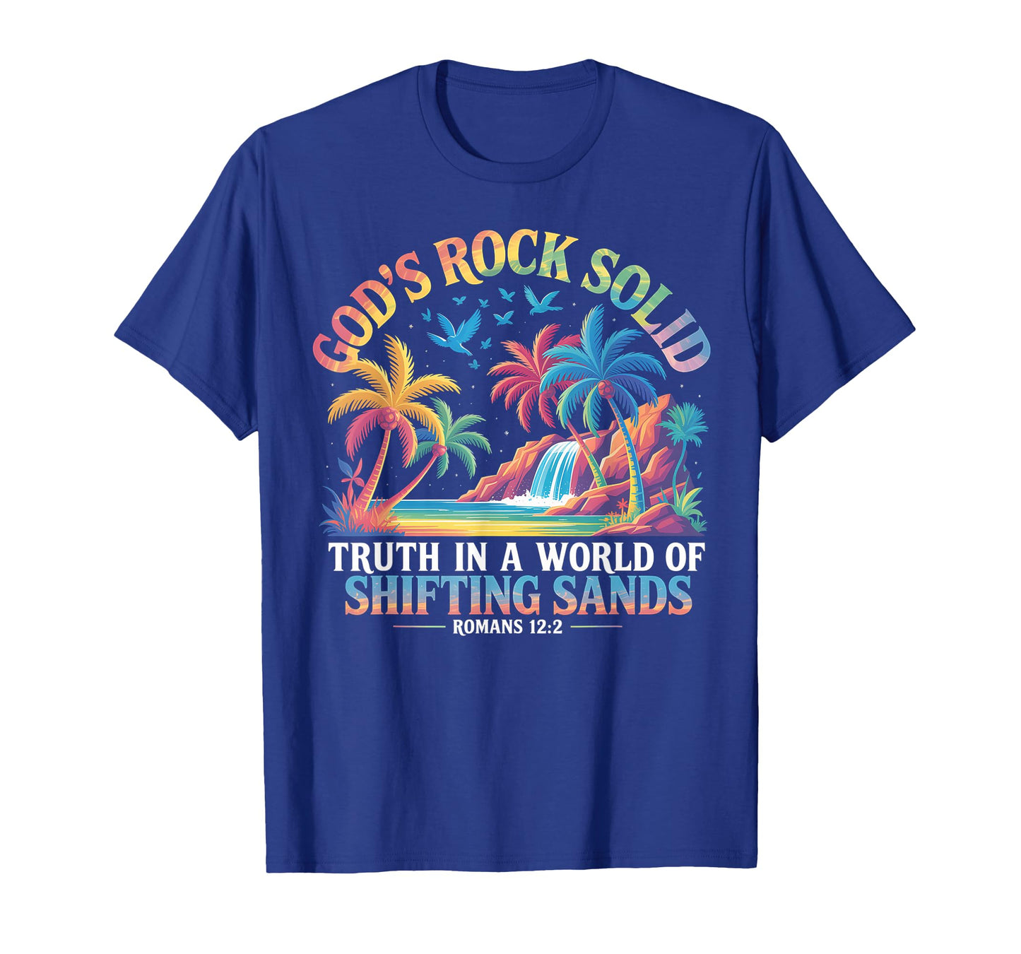God's Rock Solid Breaker Rock Beach VBS 2025 Christian T-Shirt