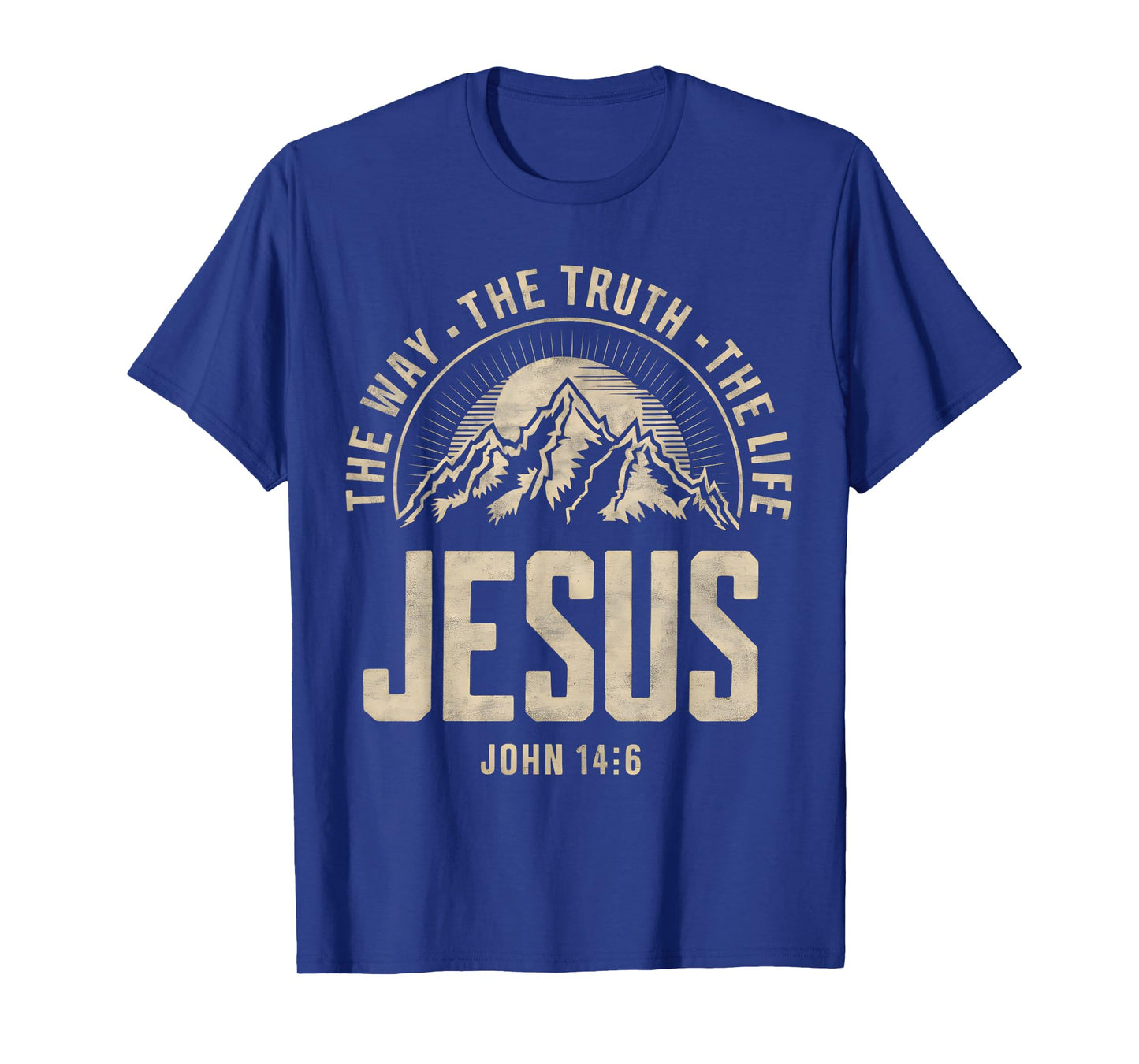 Jesus The Way Truth Life Women Men Kids Christian Worship T-Shirt