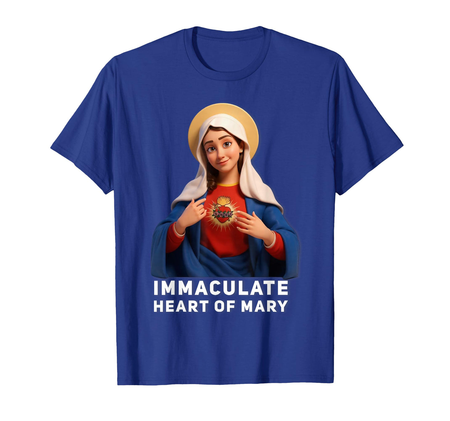 Immaculate Heart of Mary Marian Catholic T-Shirt