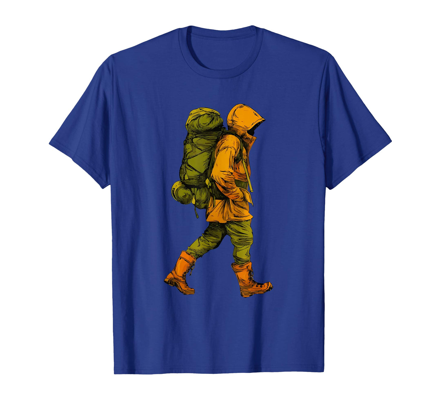 Man Hiking in raingear creat T-Shirt