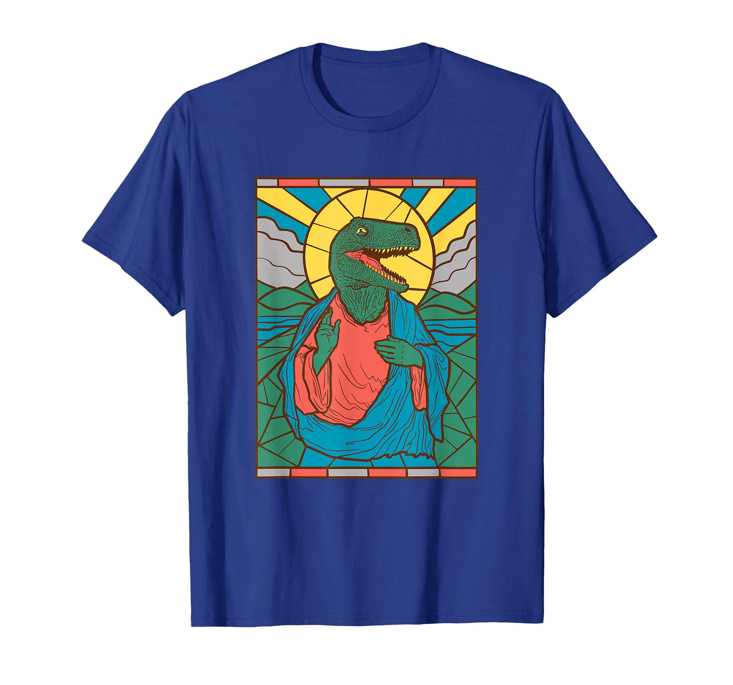 "Raptor Jesus" Dinosaur Christ Meme Holy Velociraptor T-Shirt