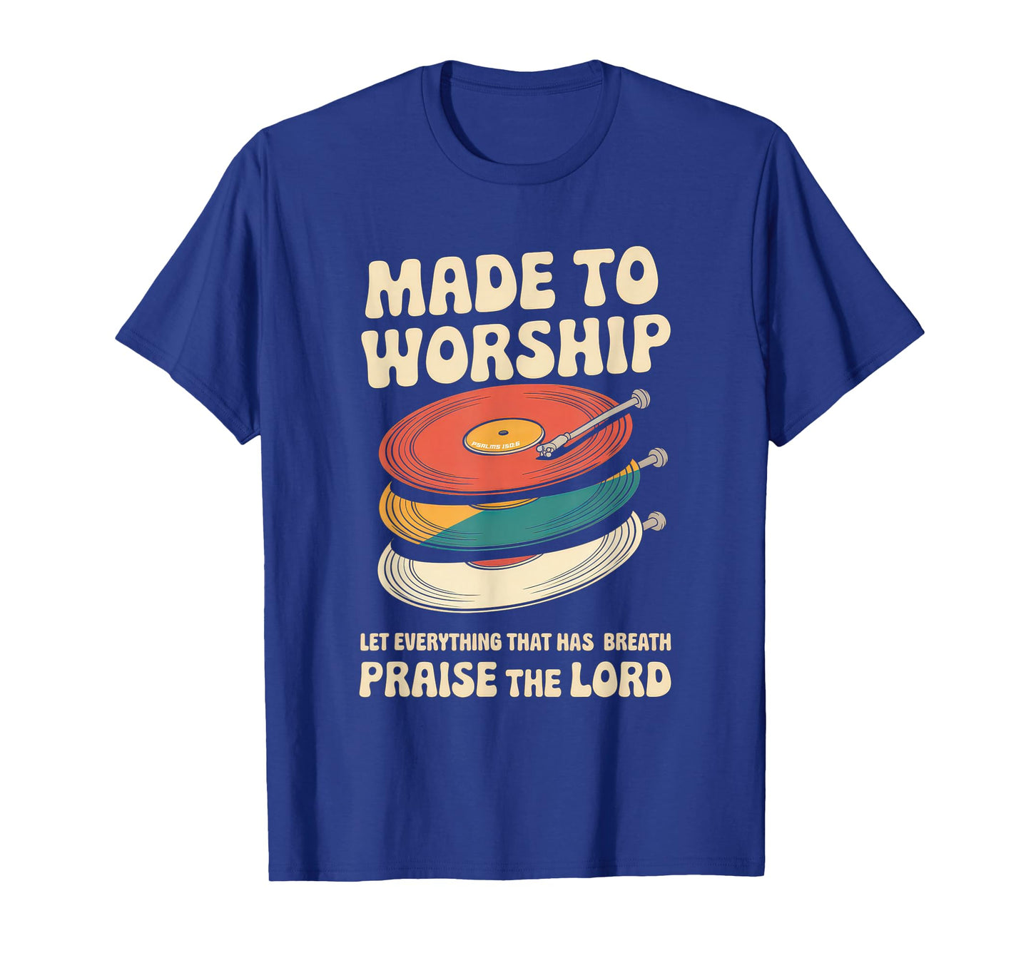 Worship Tshirt Christian Music Retro Cassette Psalms 150:6 T-Shirt