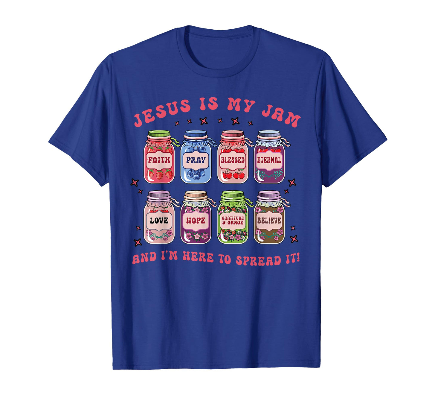 Funny Christian Jesus is My Jam Here to Spread Bible Faith T-Shirt