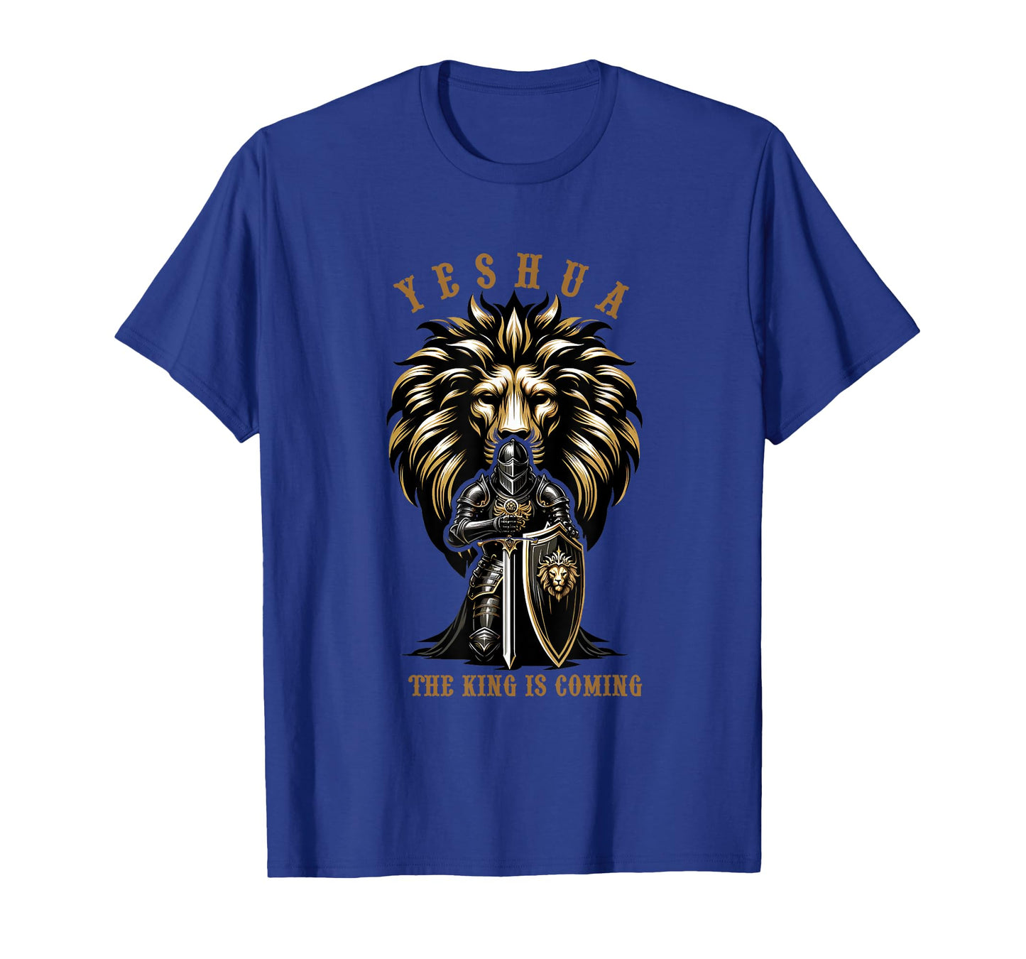 Yeshua The King Is Coming Jesus Christ Christian Verse Bible T-Shirt