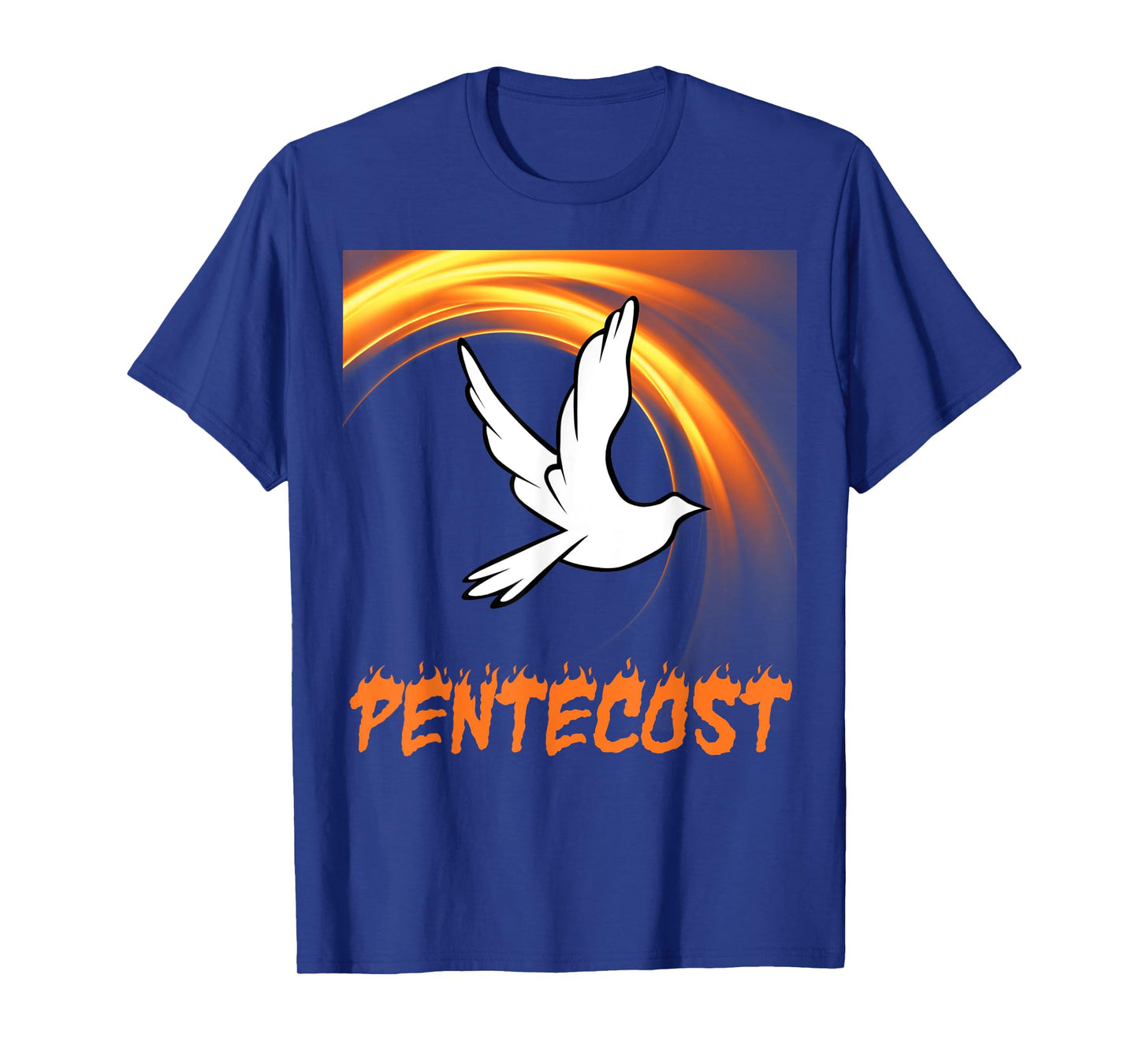 Pentecost Doves Fire Flame Holy Spirit T-Shirt