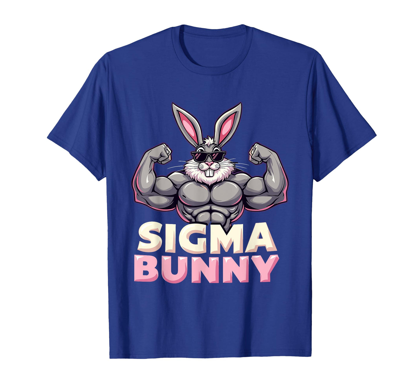 Jacked Sigma Easter Bunny 2025 Rizzler T-Shirt
