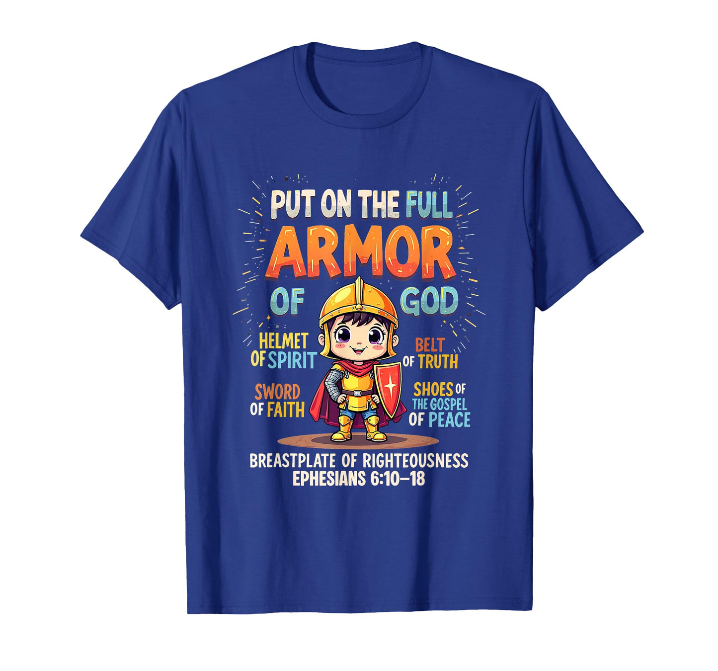 Jesus Armor Of God Christian Cute Baby Boy Toddler T-Shirt