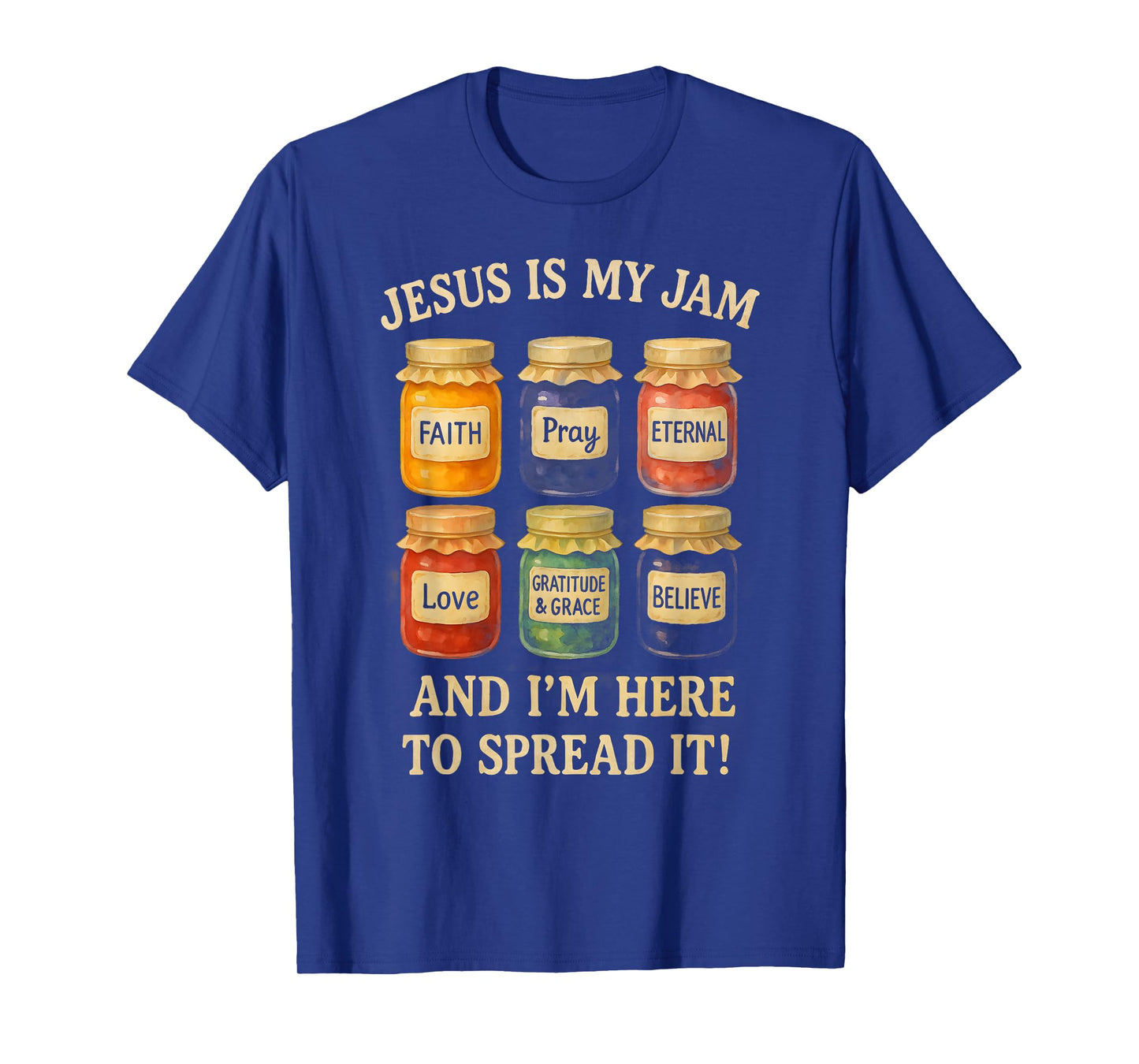 Jesus Is My Jam Christian Faith Religious Bible Verse God T-Shirt