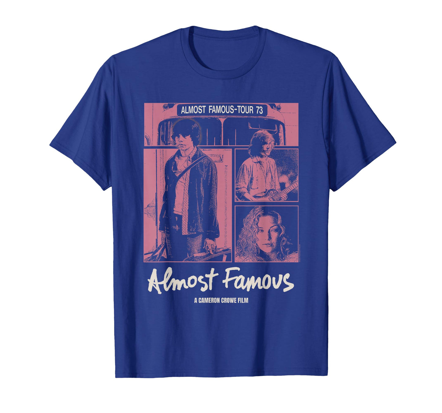 Almost Famous Pink Cast Photos Collage Movie T-Shirt