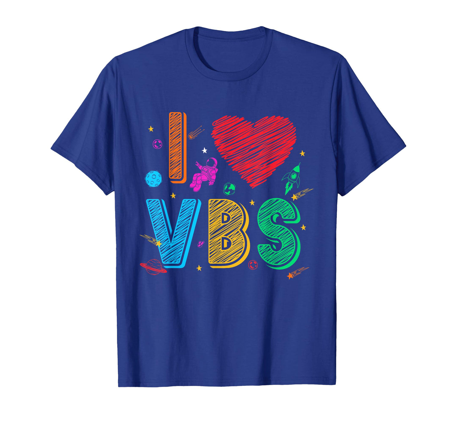 I Love VBS Vacation Bible School Squad Religious Them T-Shirt