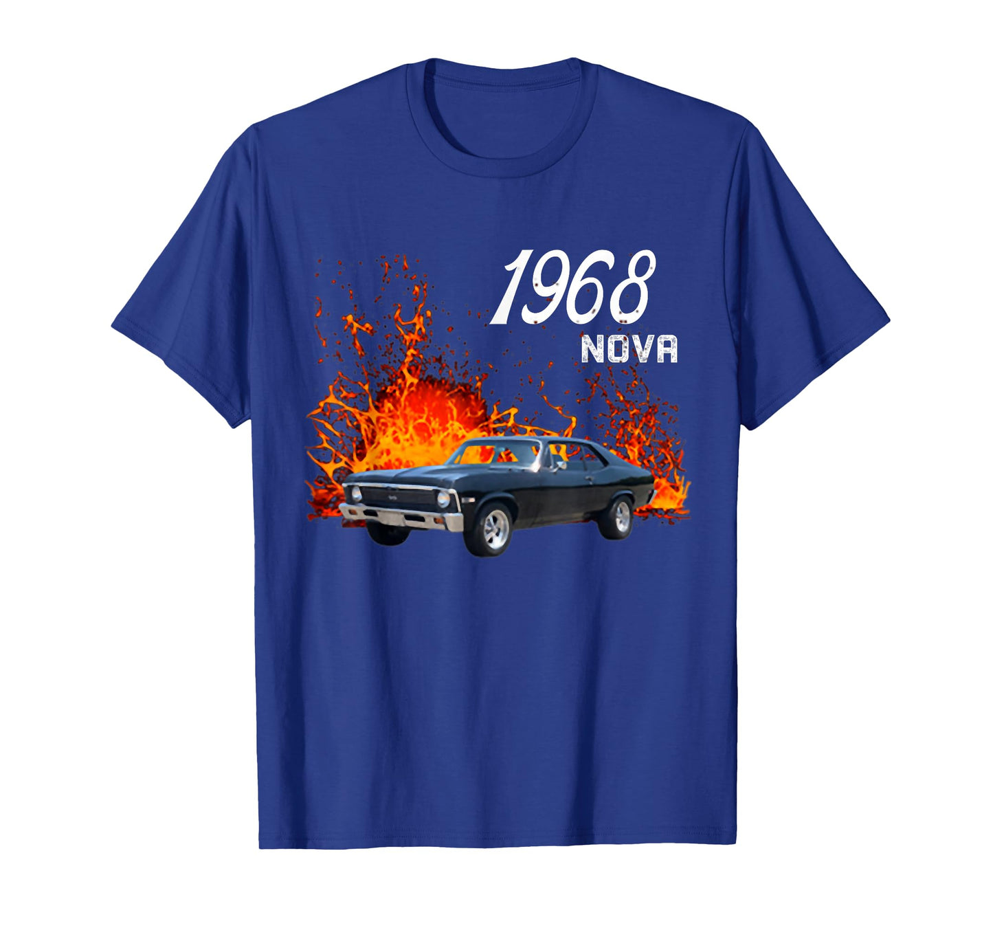 1968 68 Chevys Nova 2 Classic Car Old School Muscle Car T-Shirt