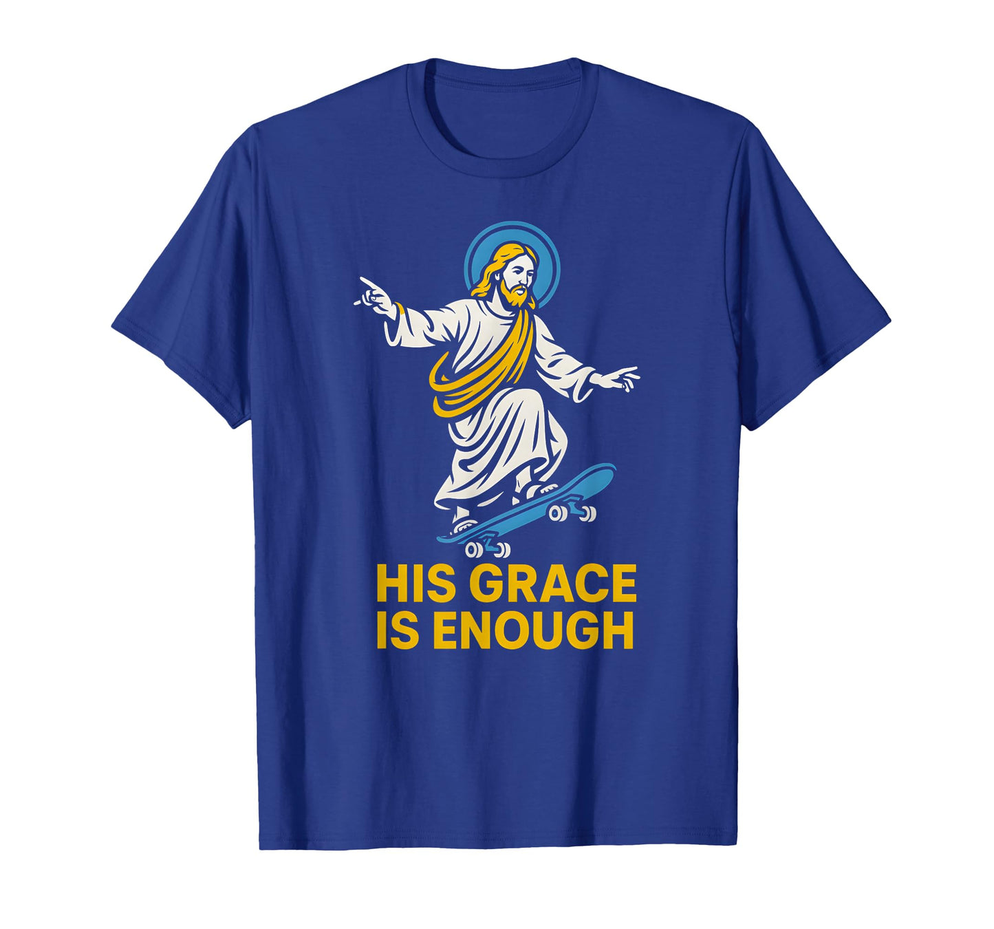 Christian Parody His Grace is Enough Retro Womens Faith T-Shirt