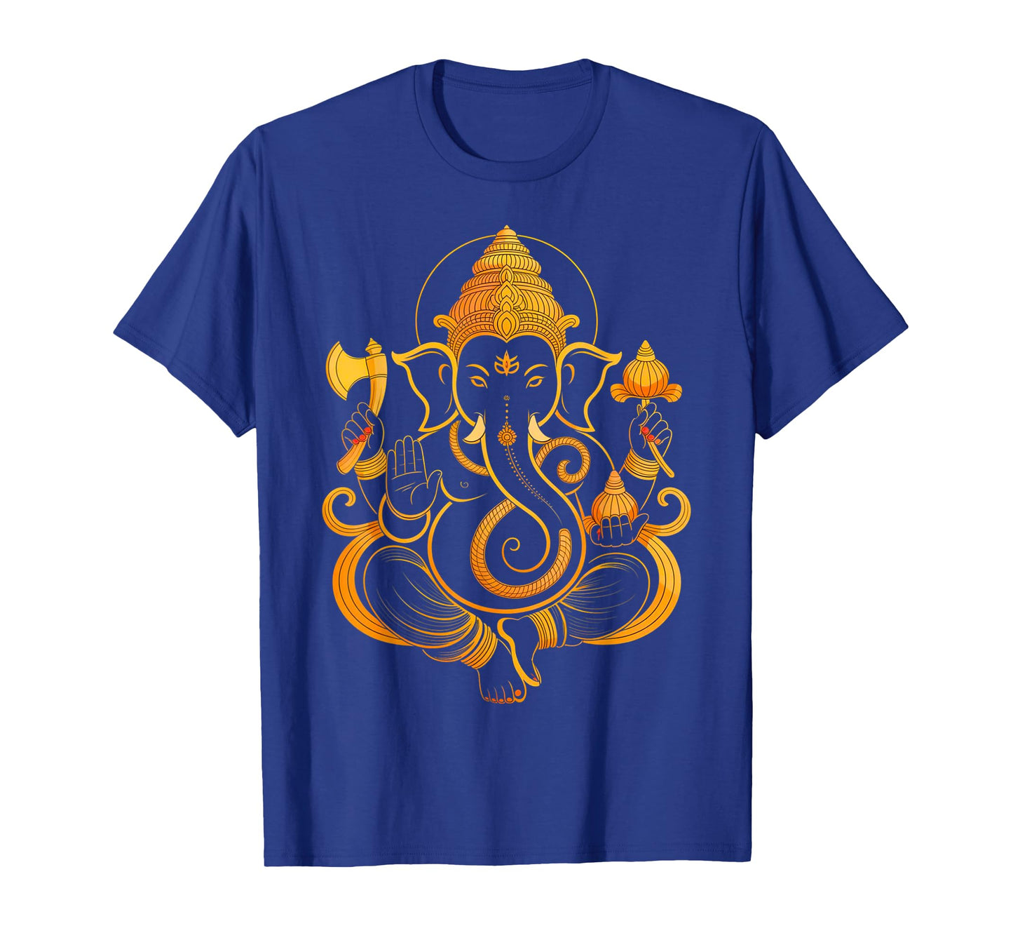 Hindu Ganesha Puja Elephant God India Meditation Yoga Murti T-Shirt