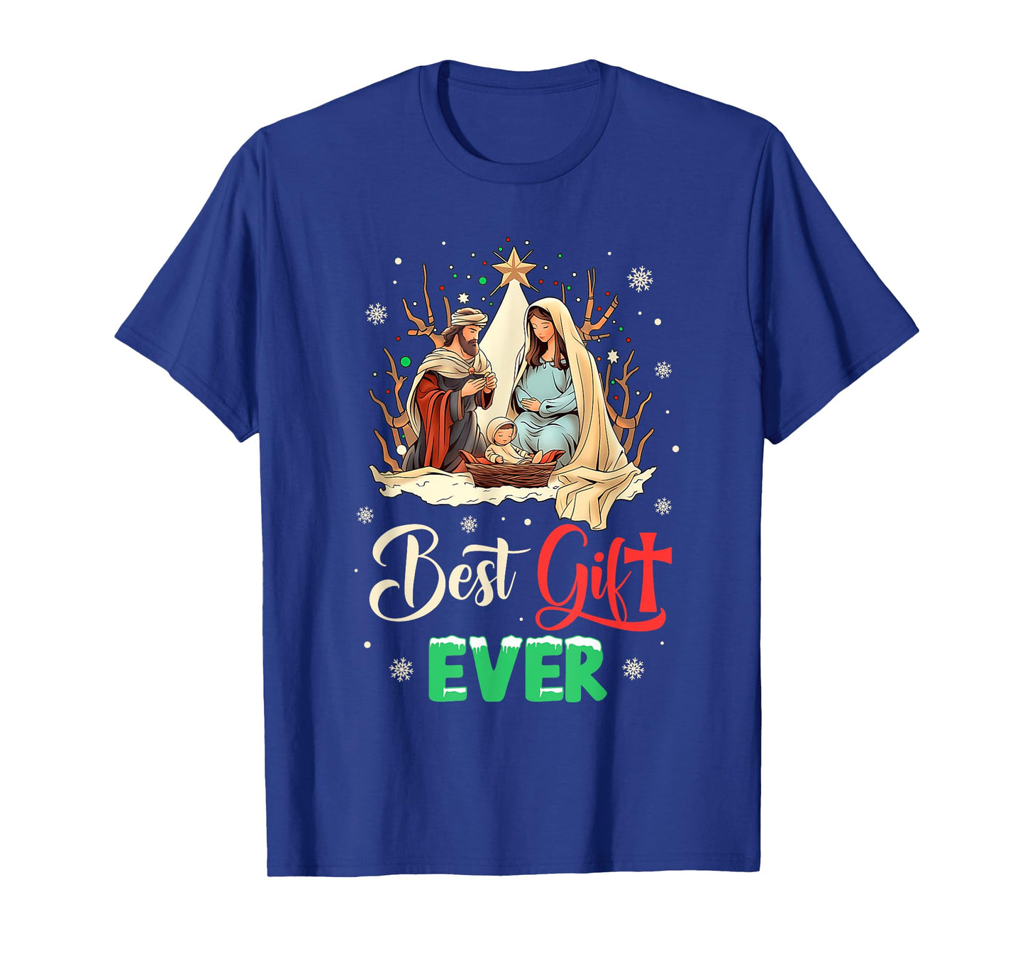 Best Ever Christmas Cool Jesus Nativity Scene Christian T-Shirt