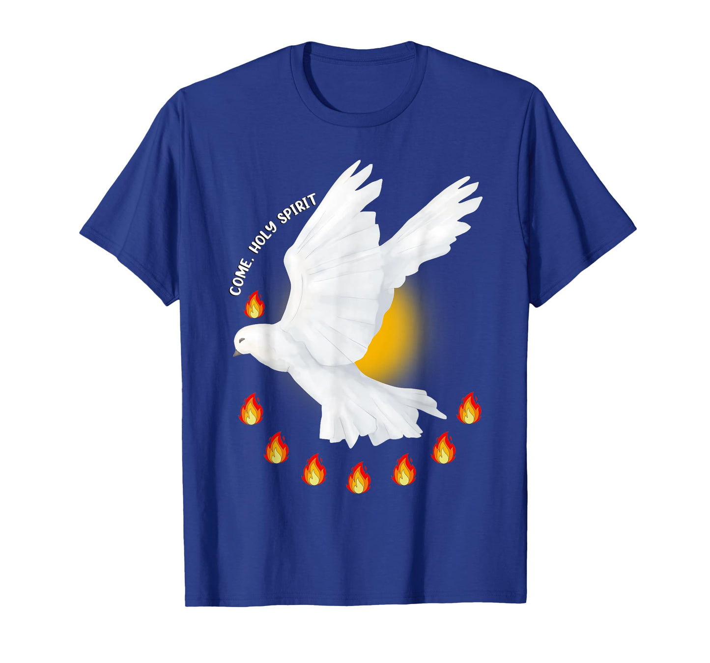 Come Holy Spirit Pentecost Jesus Christian Dove Pentecost T-Shirt