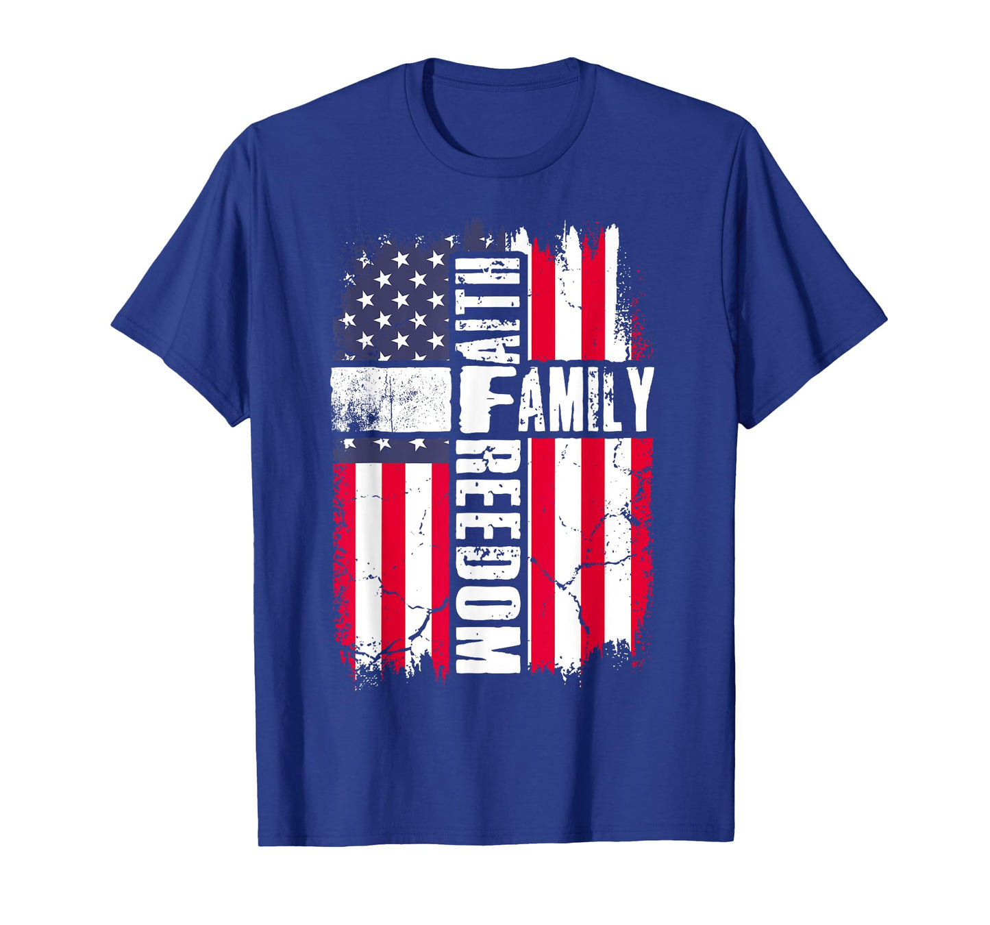 Faith Family Freedom - Patriotic Christian Jesus Bible Psalm T-Shirt