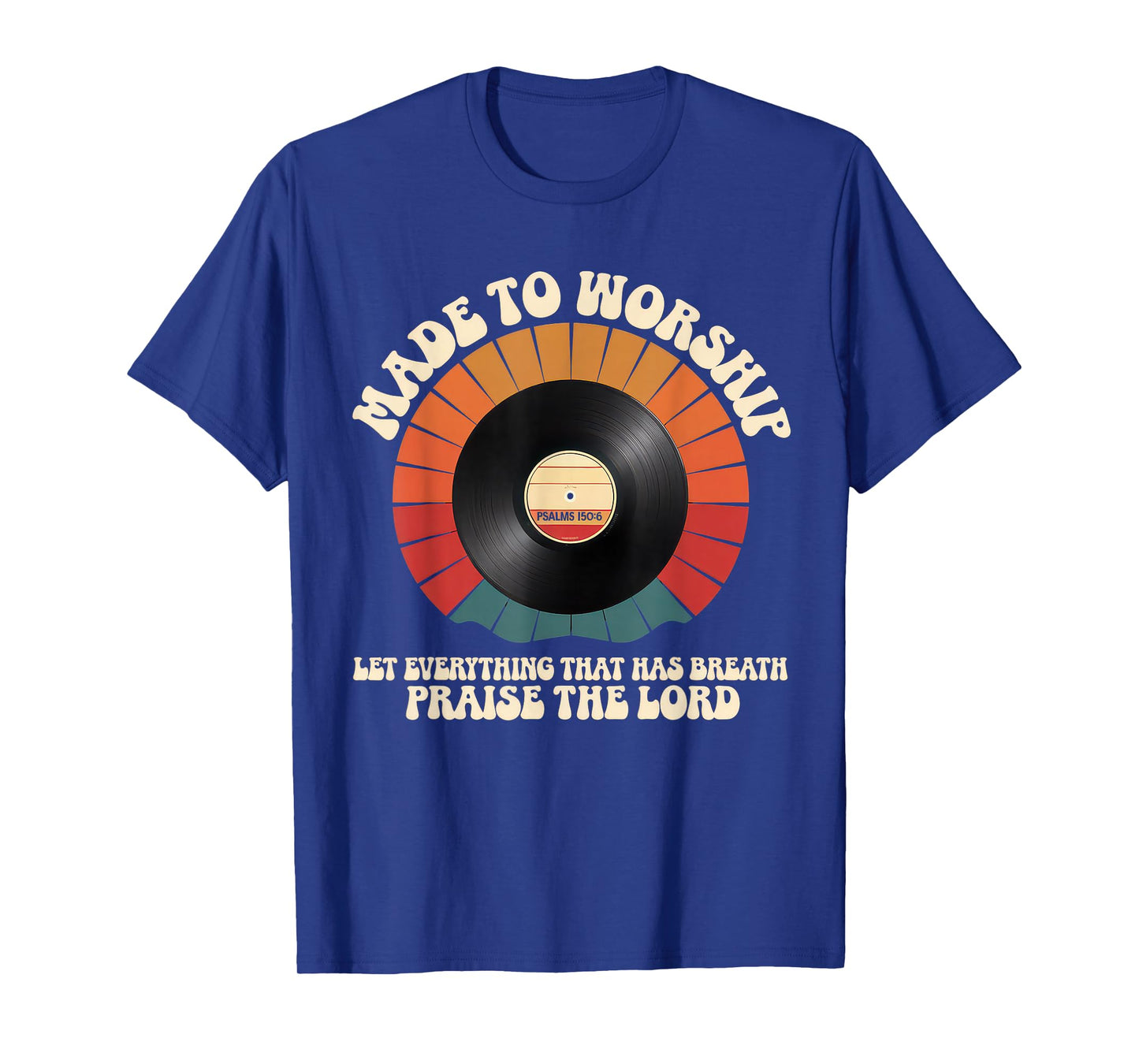 Worship Tshirt Christian Music Retro Cassette Psalms 150:6 T-Shirt
