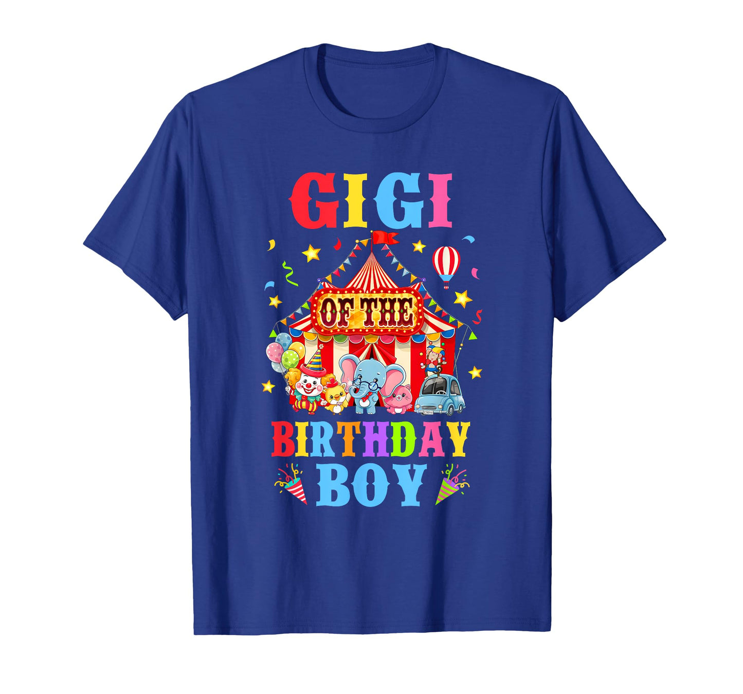 Gigi Of The Birthday For Boy Circus Carnival Theme Party T-Shirt