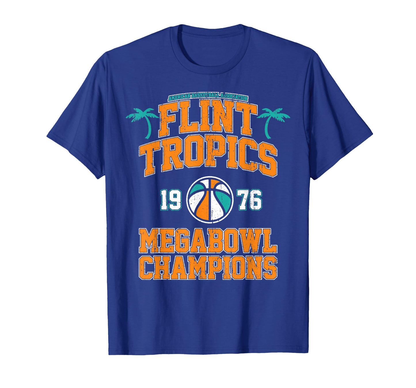 Vintage Sport Quote Flint Tropics Retro Megabowl Champions T-Shirt