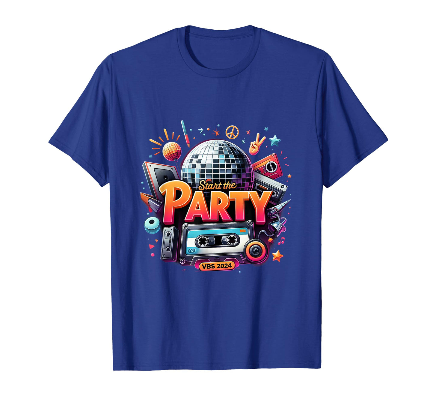 Start The Party Vacation Bible School 2024 Funny VBS 2024 T-Shirt