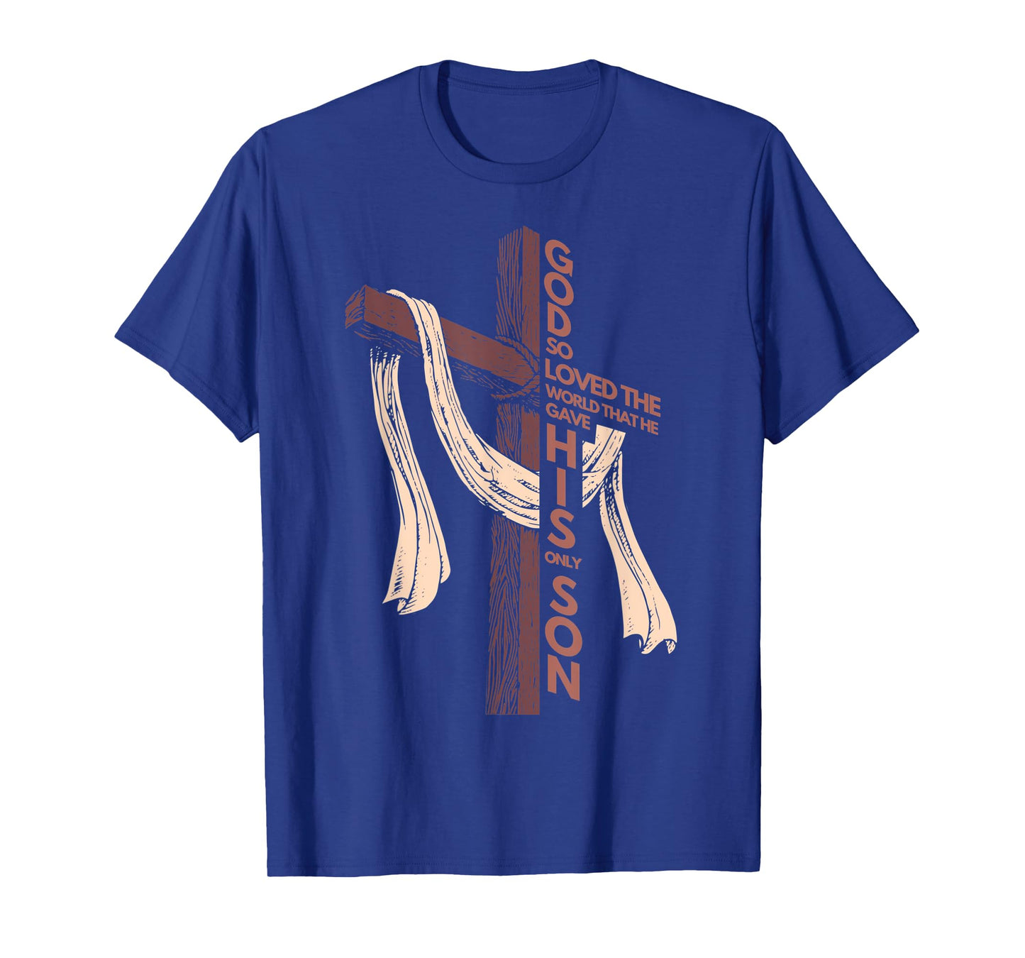 John 3:16 Christian Cross Bible T-Shirt