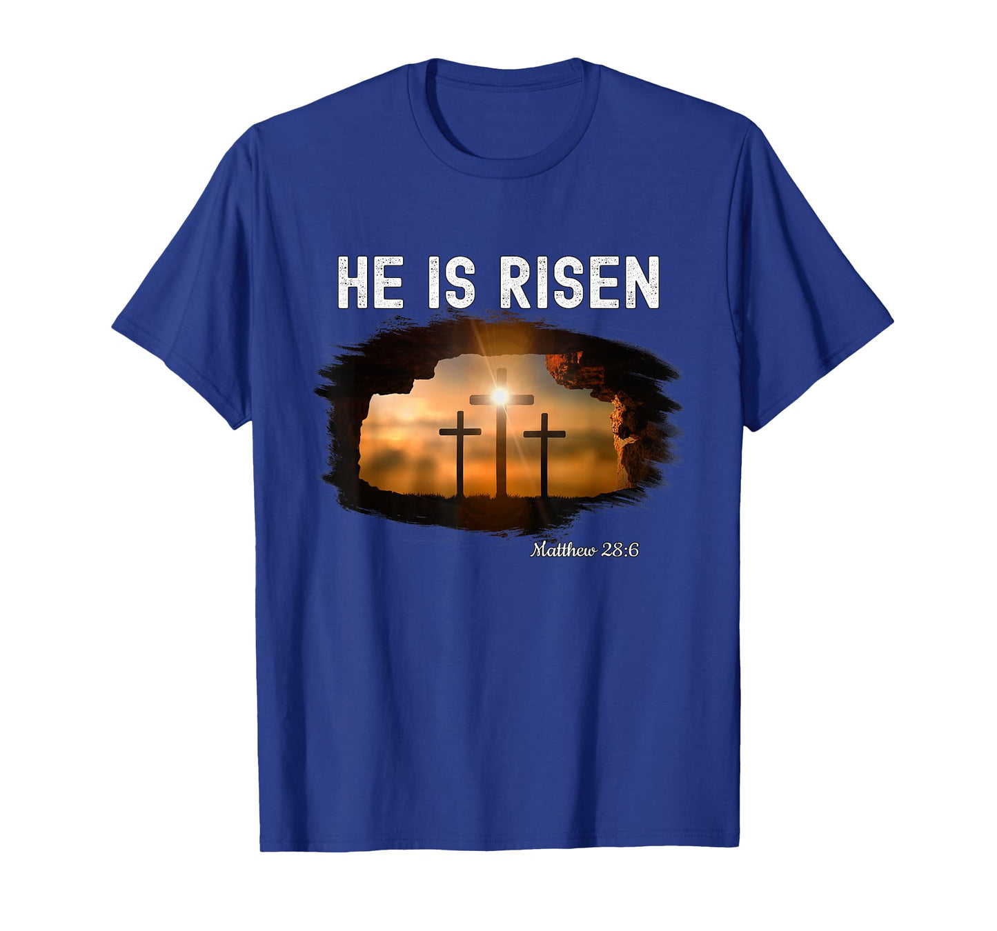 He is risen Christian Easter Jesus Matthew 28:6 T-Shirt