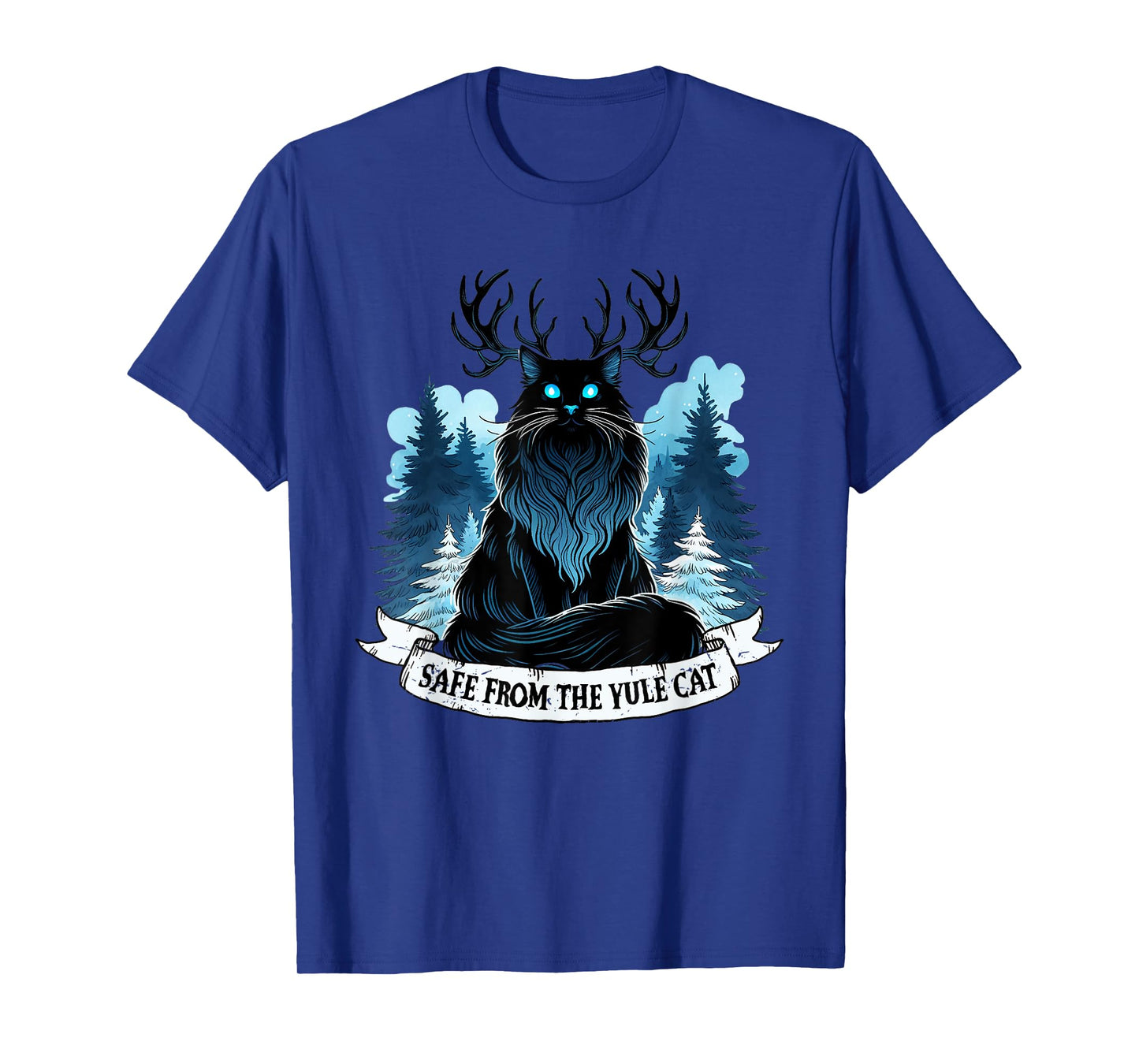 Safe from the Yule Cat Christmas Icelandic Iceland Folklore T-Shirt for Men Women Kids