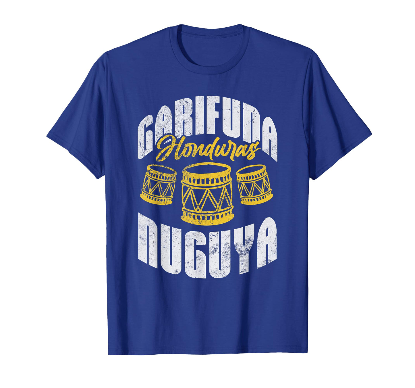 Garifuna Honduras Nuguya Cultural Music Distressed T-Shirt