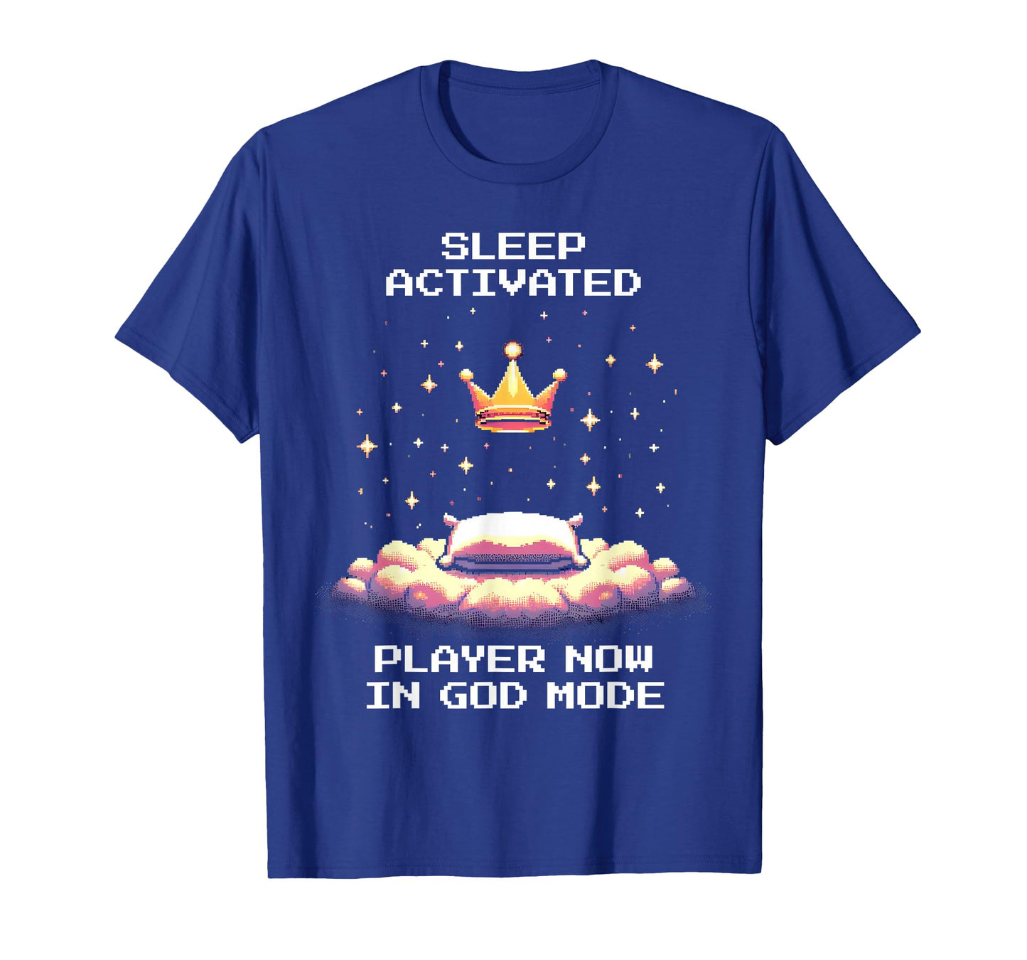 God Mode Sleep | Pixel Lucid Dream Retro Gaming T-Shirt