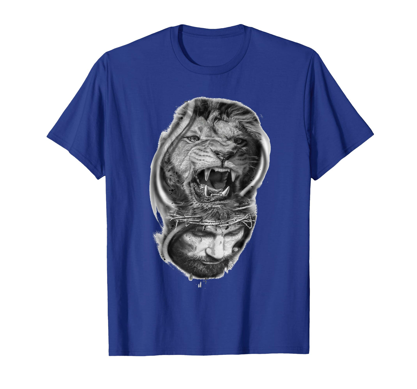 Lion of Judah and Jesus Prayer Christian T-Shirt T-Shirt