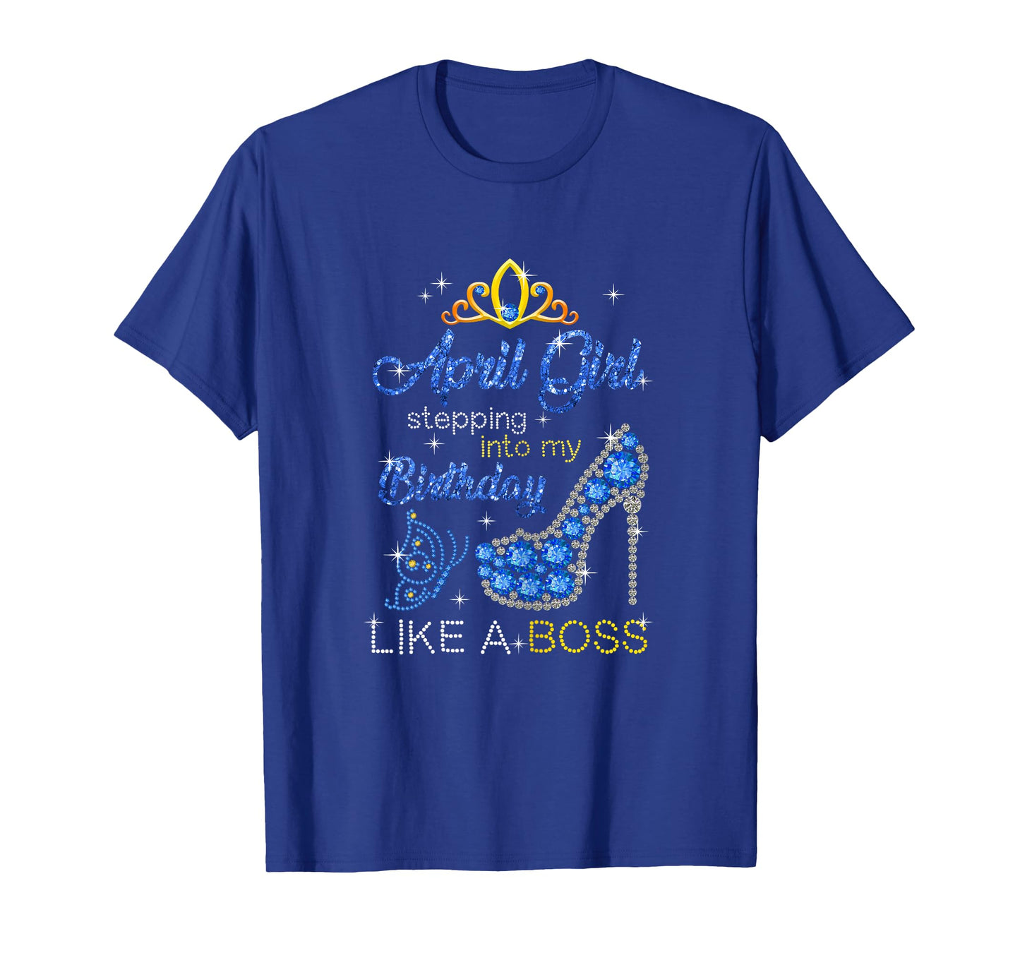 April Girl Stepping Into My Birthday Gift for Aries Womens T-Shirt